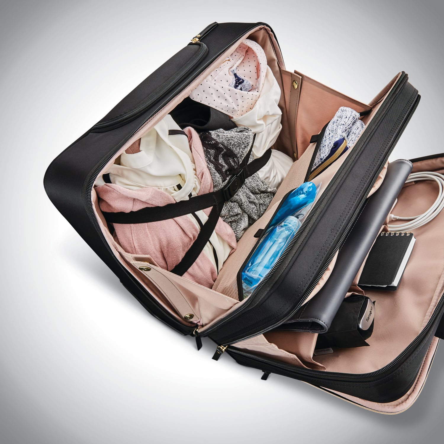 Samsonite Mobile Solution Upright Wheeled Office Case With 15.6in Laptop Pocket, Black - Image 6