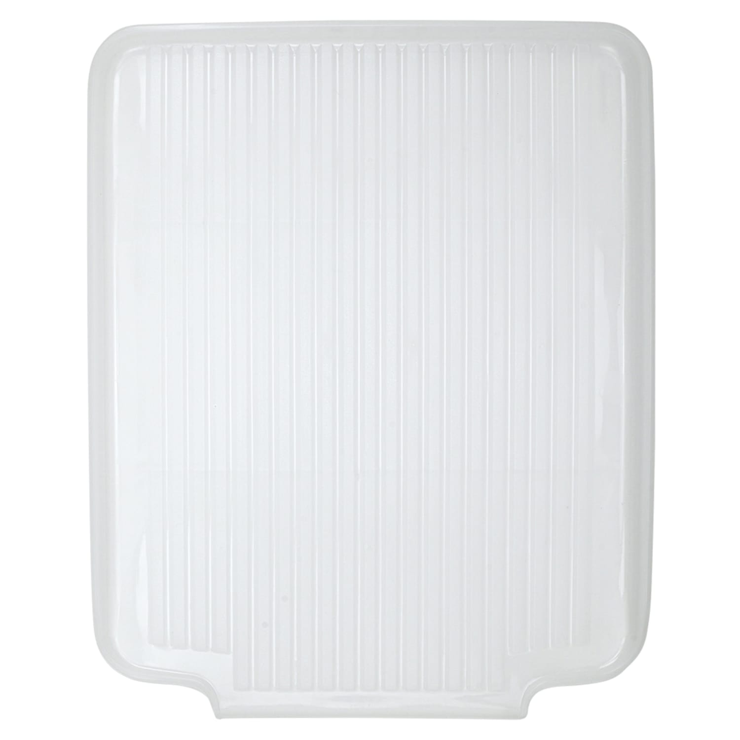 Better Houseware Dish Drain Board, Rack and Cutlery Caddy Kit, White - Image 4