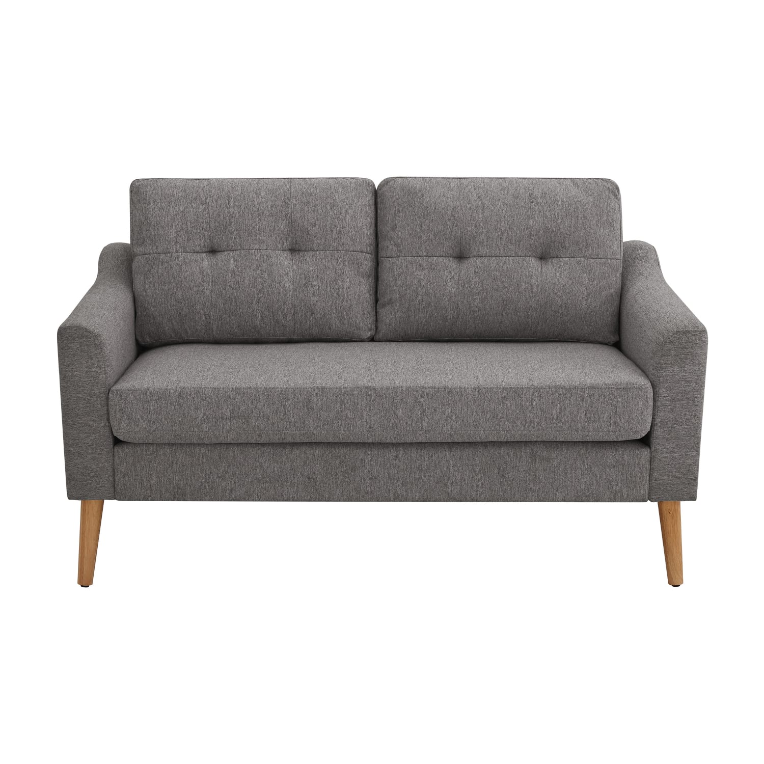 Serta Iona Loveseat And Ottoman Set, 34-1/3inH x 56-1/8inW x 30-1/2inD, Charcoal - Image 4