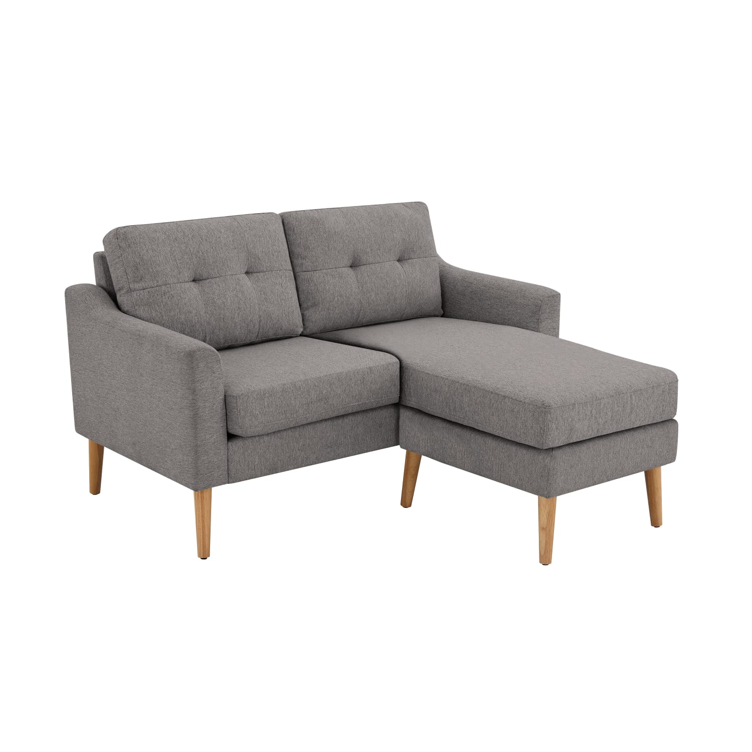 Serta Iona Loveseat And Ottoman Set, 34-1/3inH x 56-1/8inW x 30-1/2inD, Charcoal - Image 5