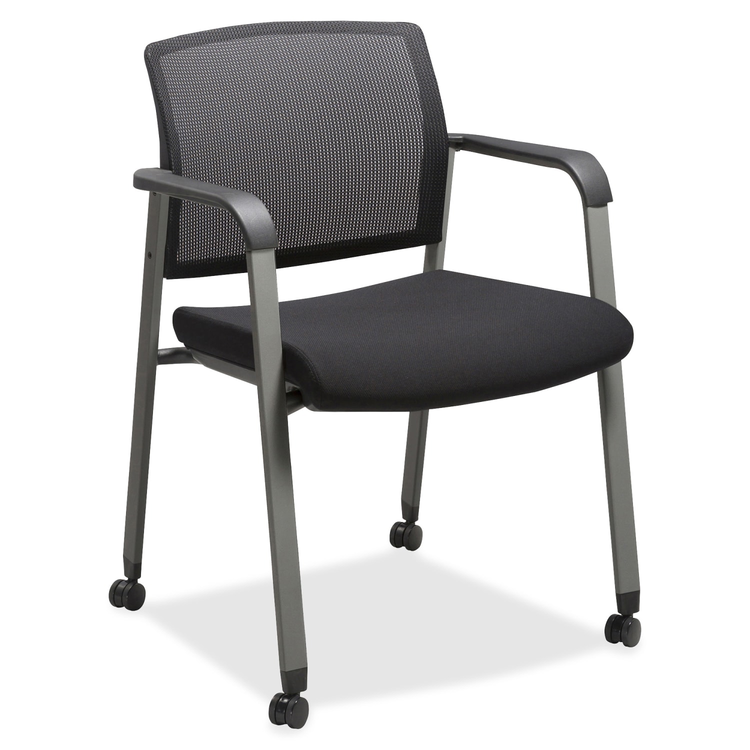 Lorell Guest Chair, Black/Gray