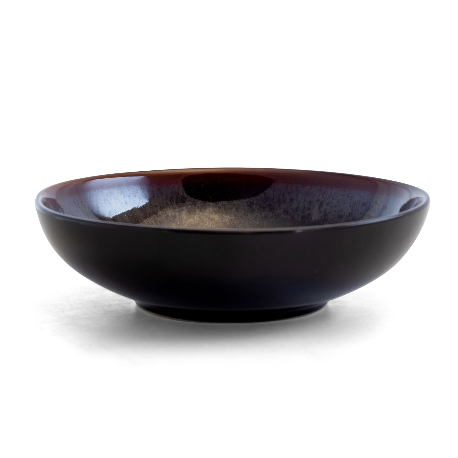 Elama 16-Piece Stoneware Dinnerware Set, Midnight Beach - Image 4