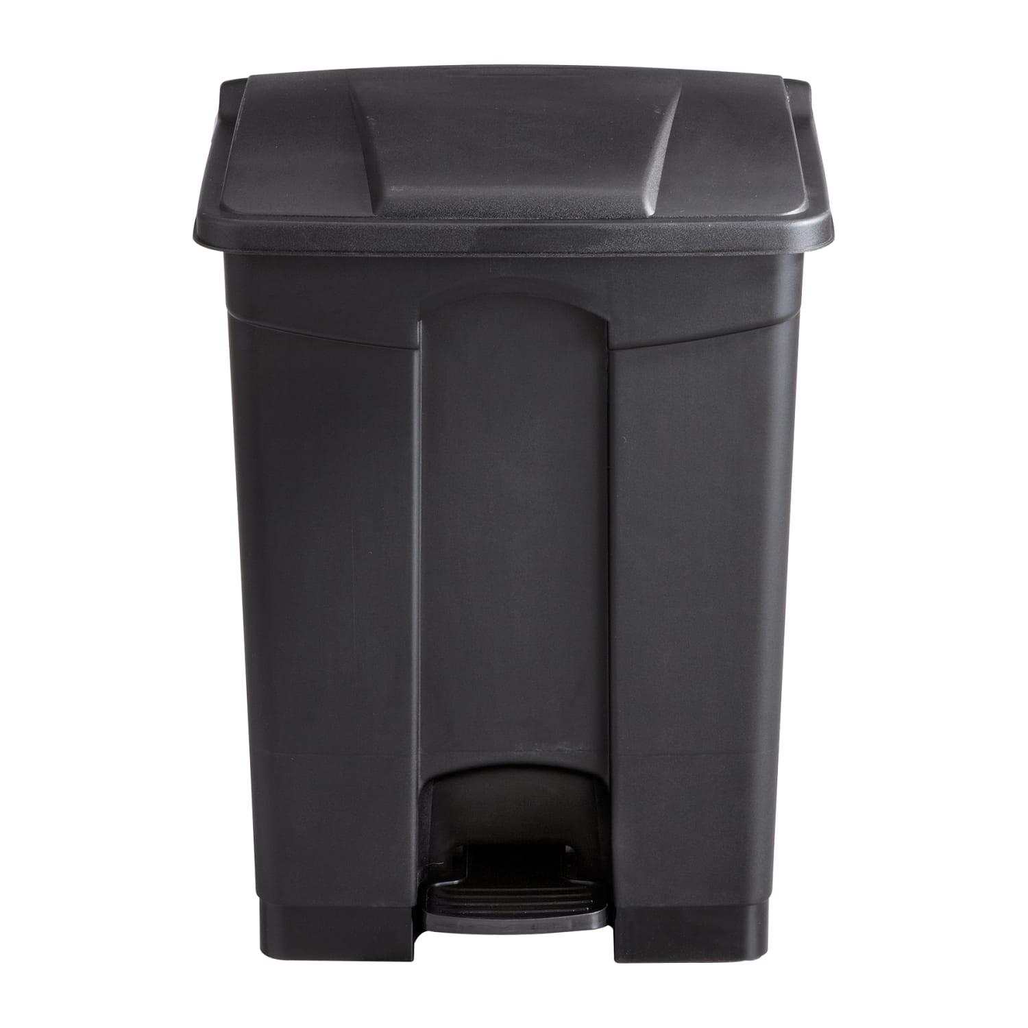 Safco Plastic Step-On Receptacle, 17 Gallon, Black - Image 3