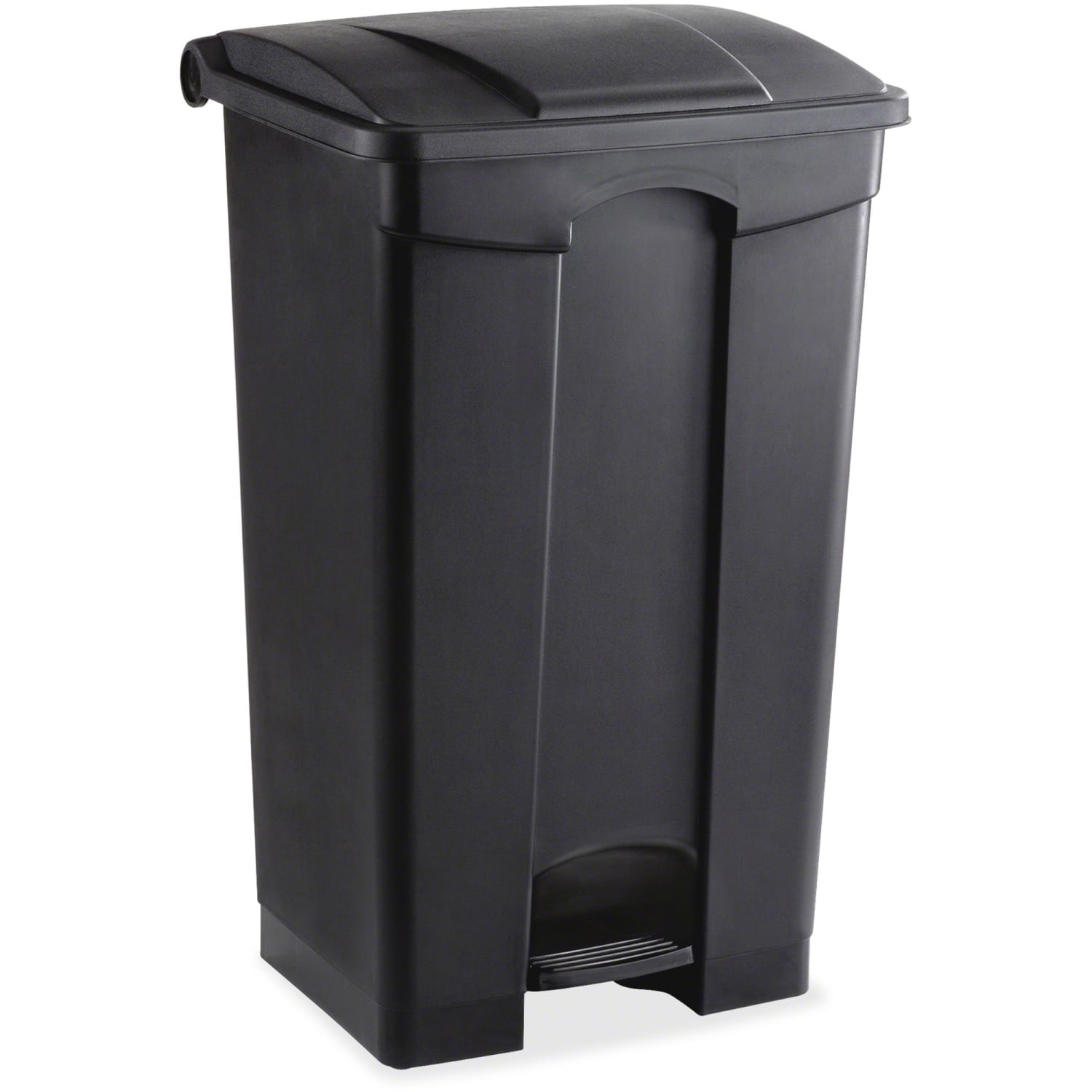 Safco Plastic Step-On Receptacle, 23 Gallon, Black - Image 5