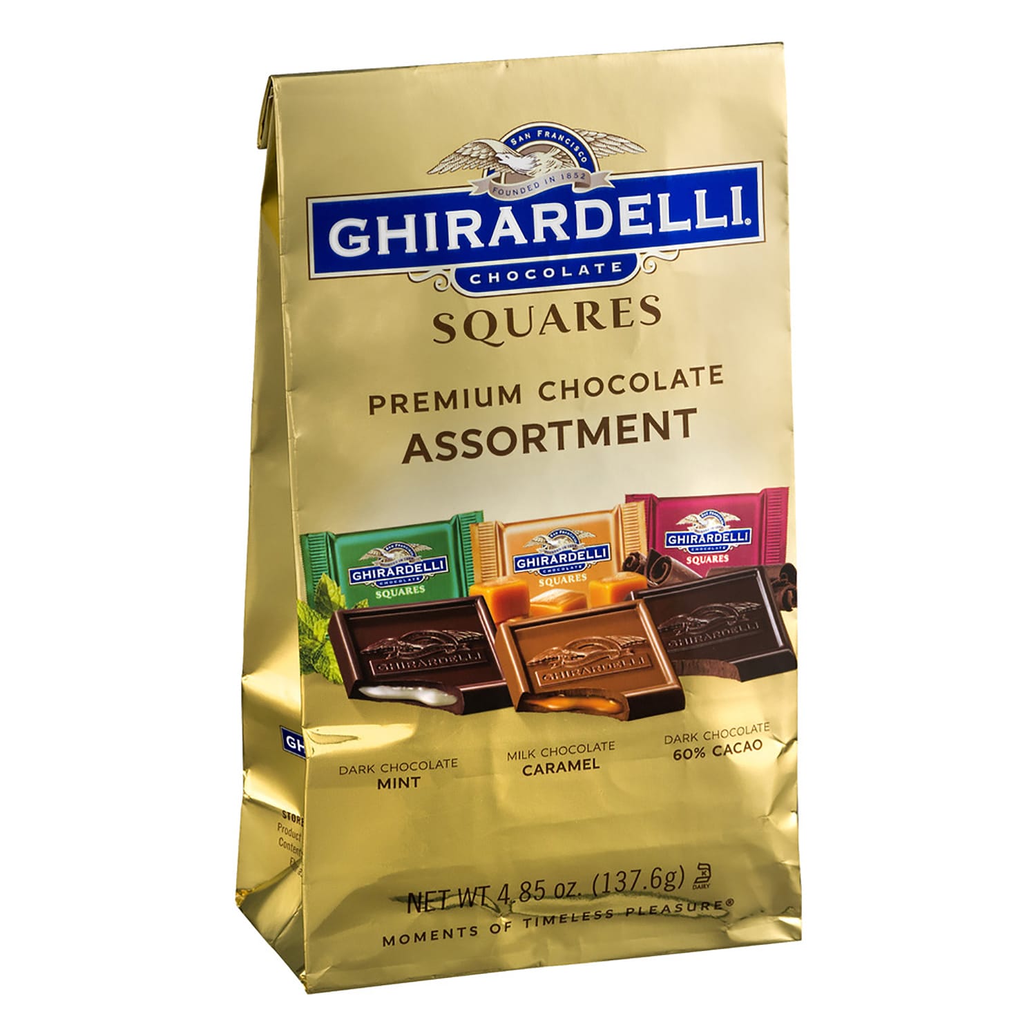 Ghirardelli Chocolate Squares, Premium Assortment, 4.85 Oz, Pack Of 3 Bags - Image 3