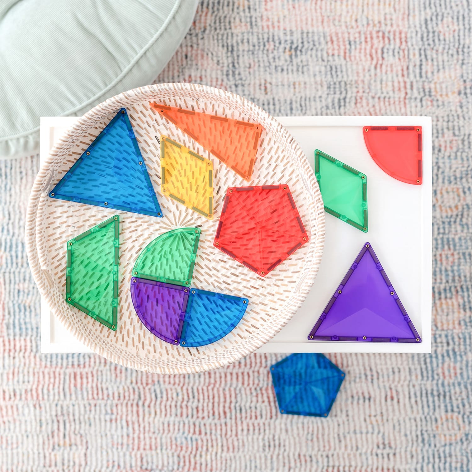 Connetix Magnetic Tiles Rainbow Shape Expansion Pack, 36 Pieces - Image 4