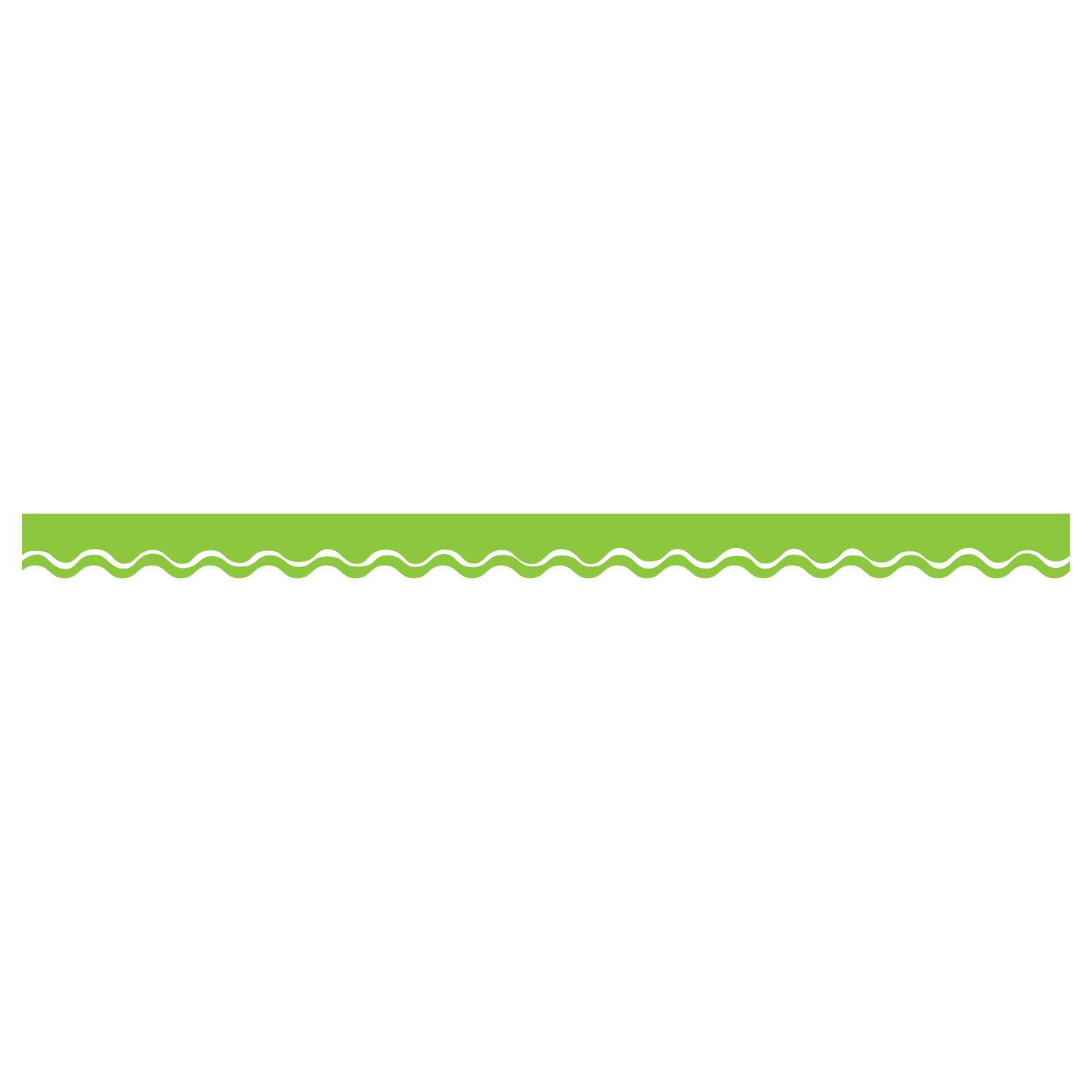 Barker Creek Scalloped-Edge Border Strips, 2 1/4in x 36in, Happy Lime, Pre-K To College, Pack Of 26 - Image 4