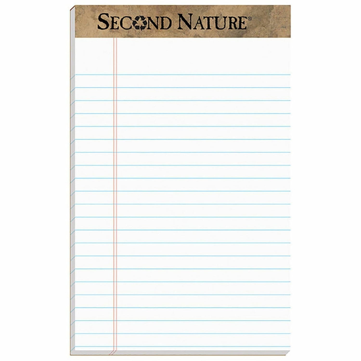TOPS Second Nature 100% Recycled Writing Pads, 5in x 8in, Legal Ruled, 50 Sheets, White, Pack Of 12 Pads - Image 4