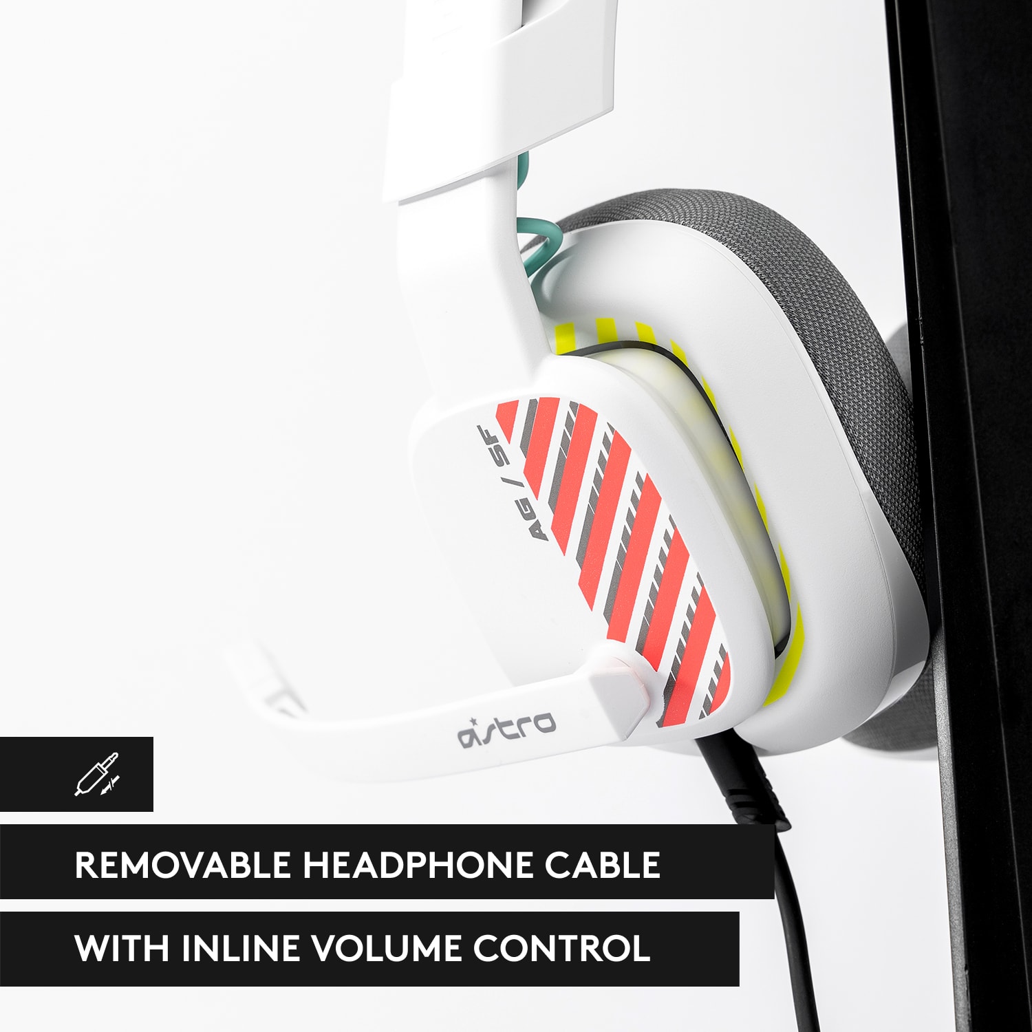 Astro A10 Headset - Stereo - Mini-phone (3.5mm) - Wired - 32 Ohm - 20 Hz to 20 kHz - Over-the-ear - Binaural - 939002050 - Image 5