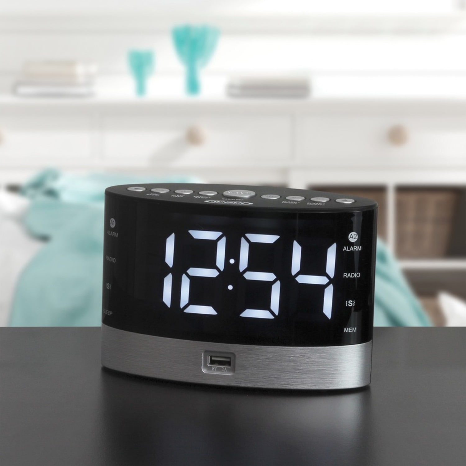 JENSEN Clock Radio - AM, FM - USB - Image 5