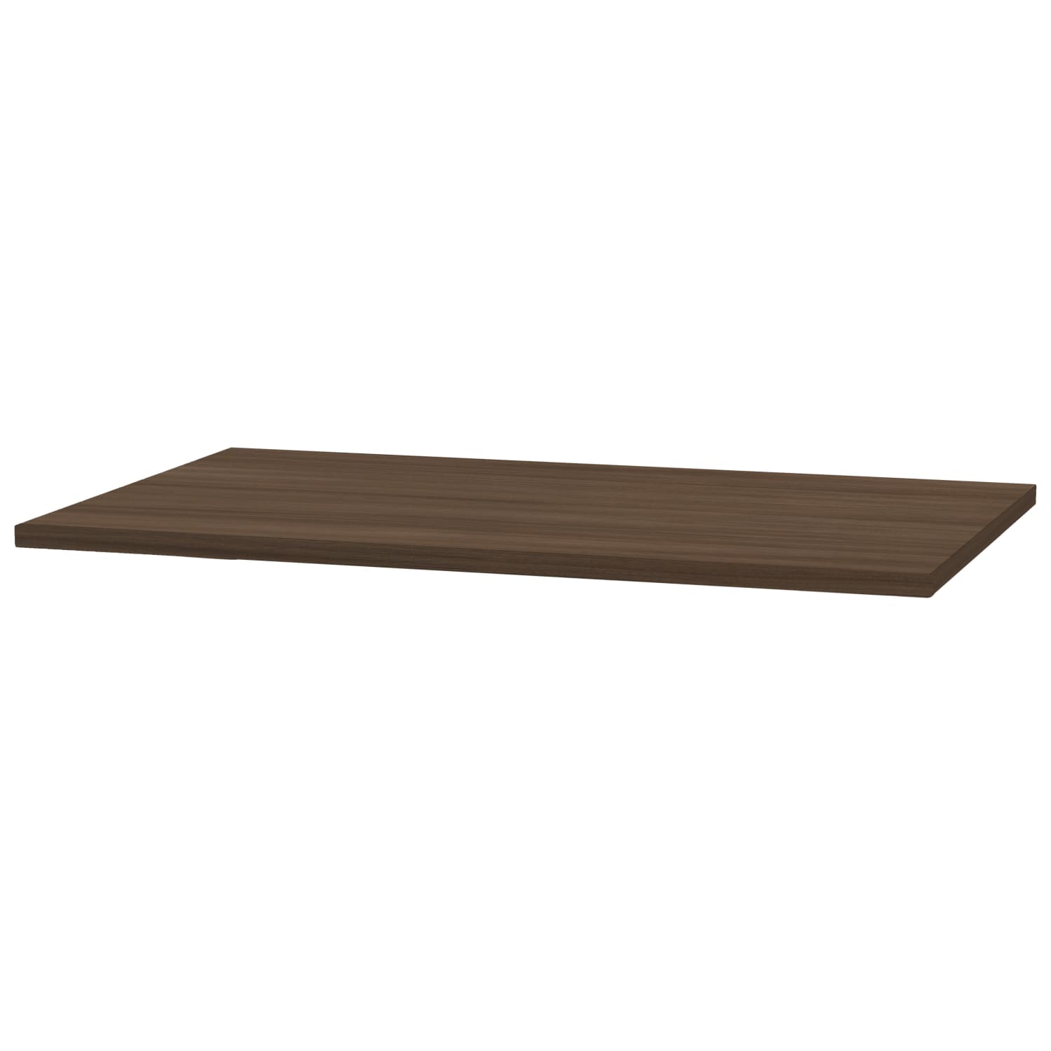 Fellowes 60inW Rectangle Worksurface Laminate Desktop, Neo Walnut