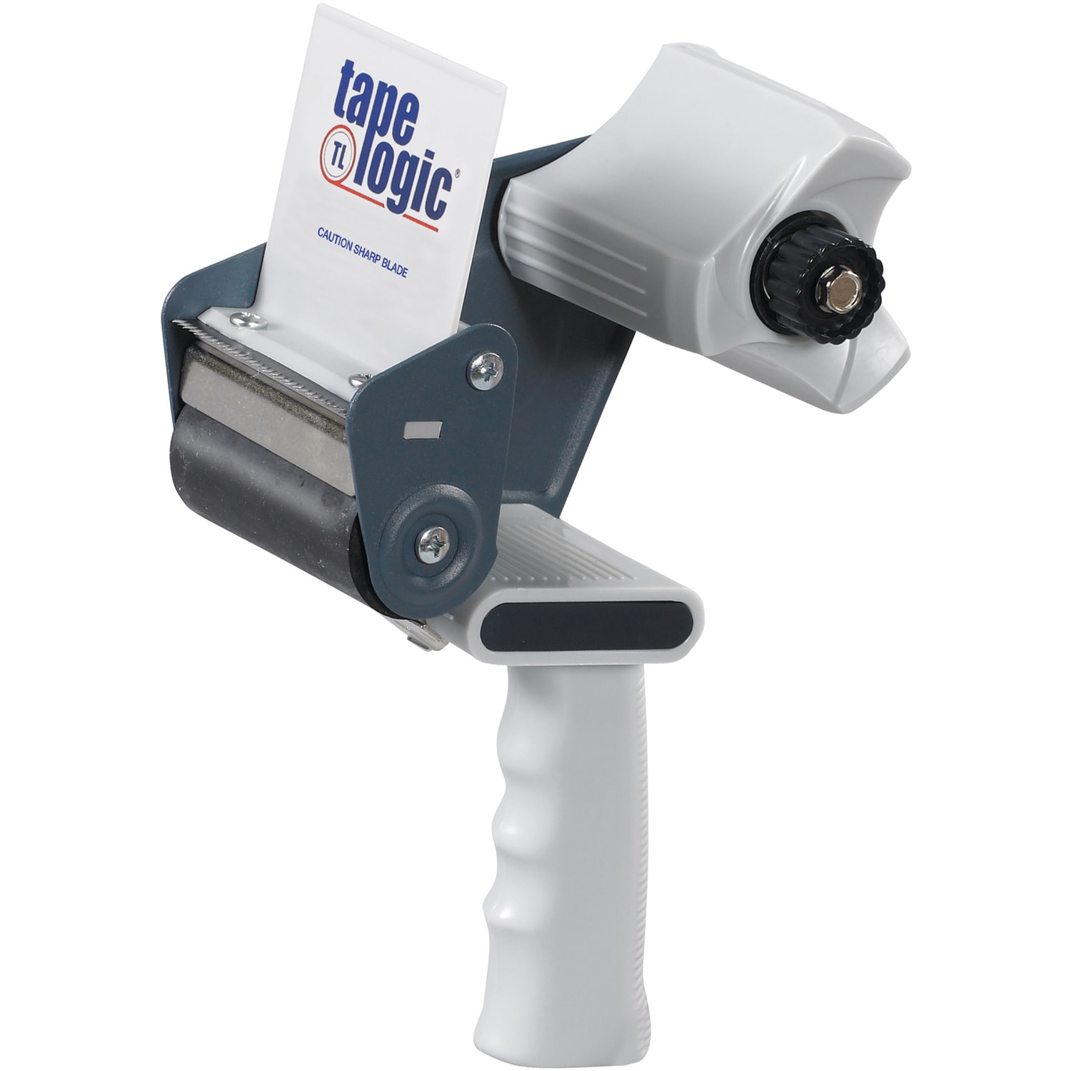 Tape Logic Deluxe Carton-Sealing Tape Dispenser, 3in Core, 3in, Gray