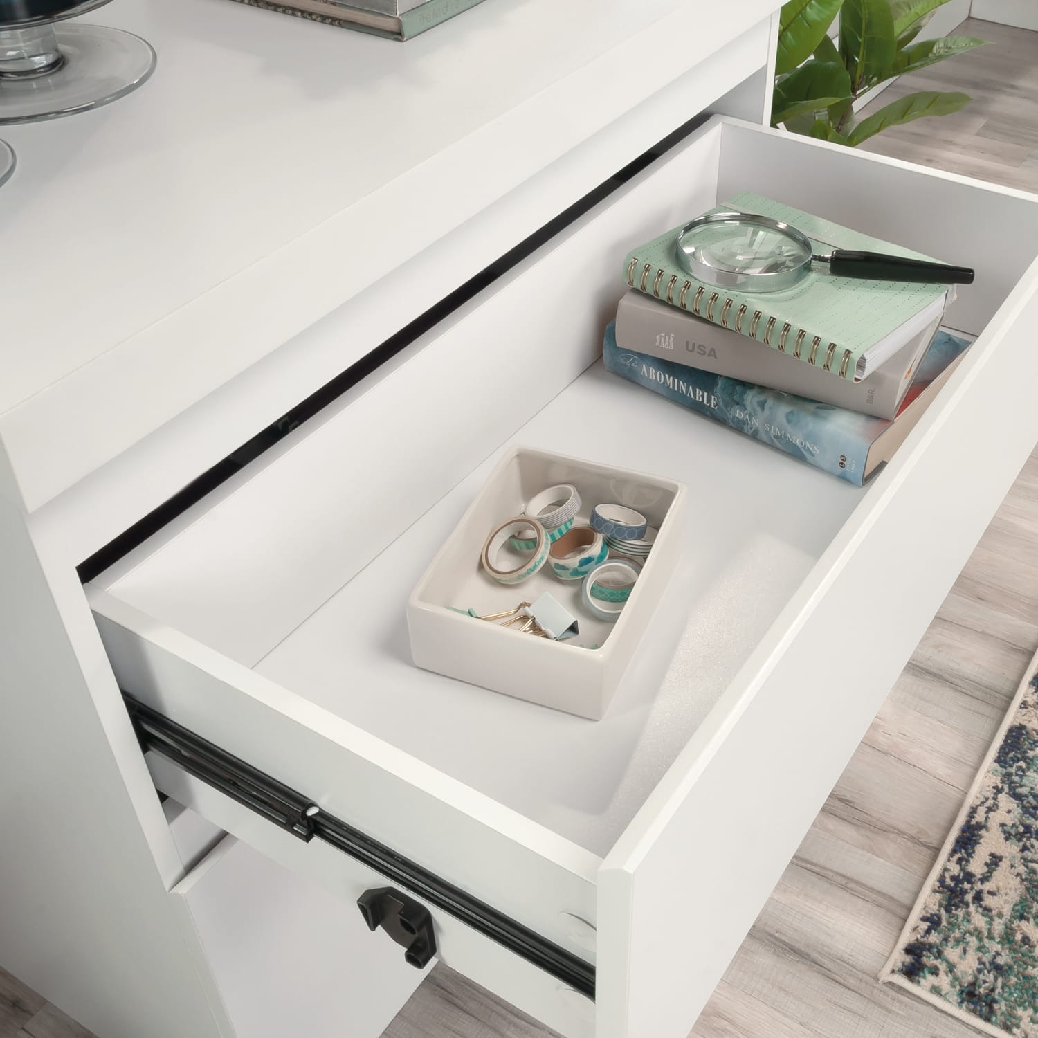 Sauder Northcott 30-1/2inW x 18-1/2inD Lateral 2-Drawer File Cabinet, White - Image 5