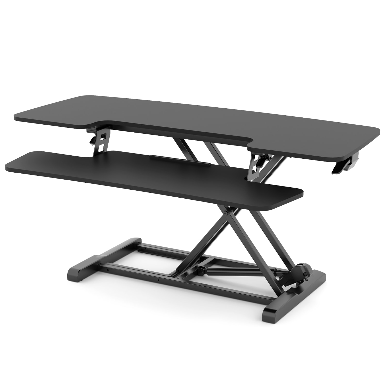 FlexiSpot M7 Series Desk Riser, 42in W, Black
