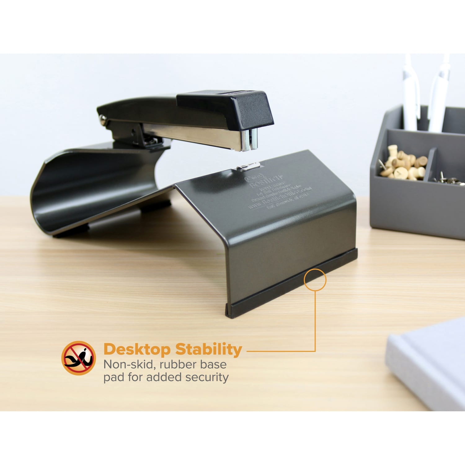 Bostitch Booklet 20-Sheet Stapler, Full Strip, Black - Image 3
