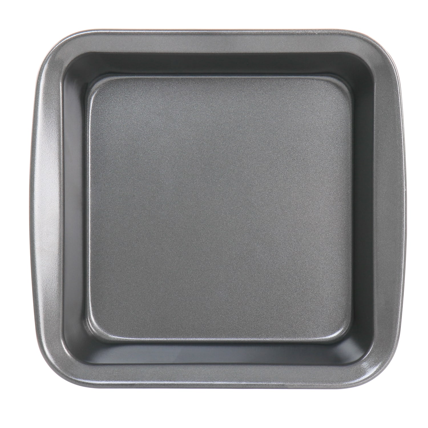 Gibson Baker's Friend Steel Non-Stick Square Bake Pan, 7-1/2in, Dark Gray - Image 5
