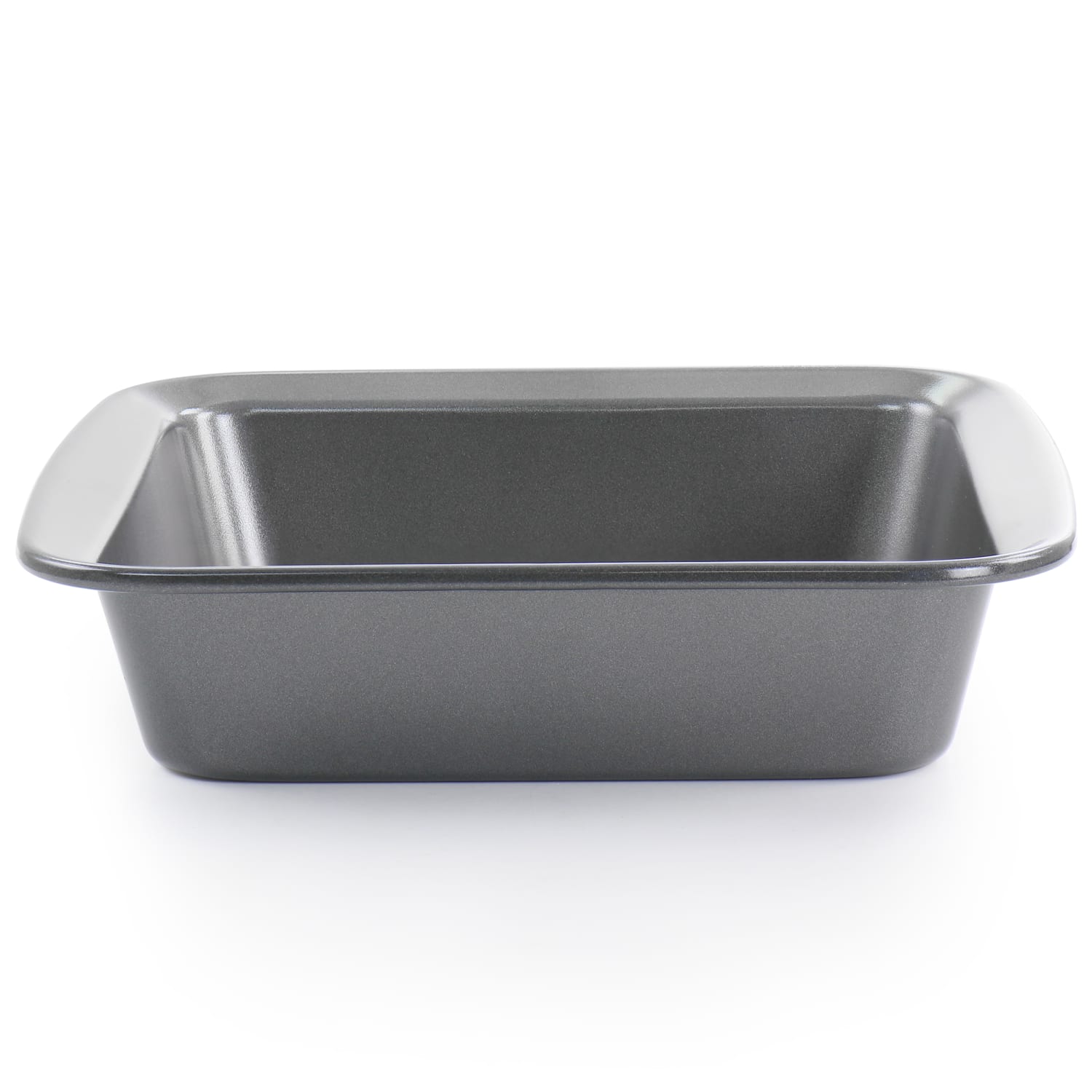 Gibson Baker's Friend Steel Non-Stick Square Bake Pan, 7-1/2in, Dark Gray - Image 6