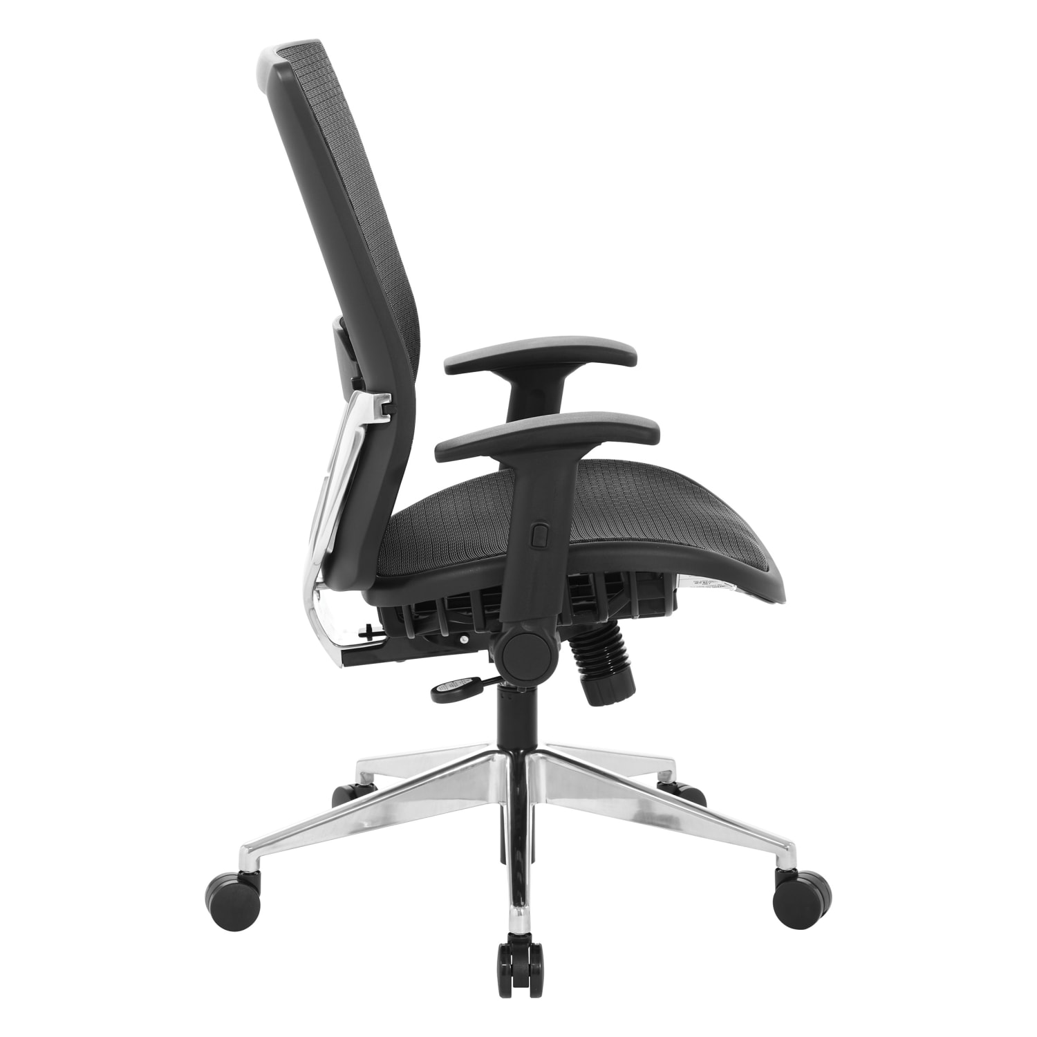 Office Star Space Seating 867A Series Ergonomic Matrix Mesh Mid Back Chair Black PopularChairscom