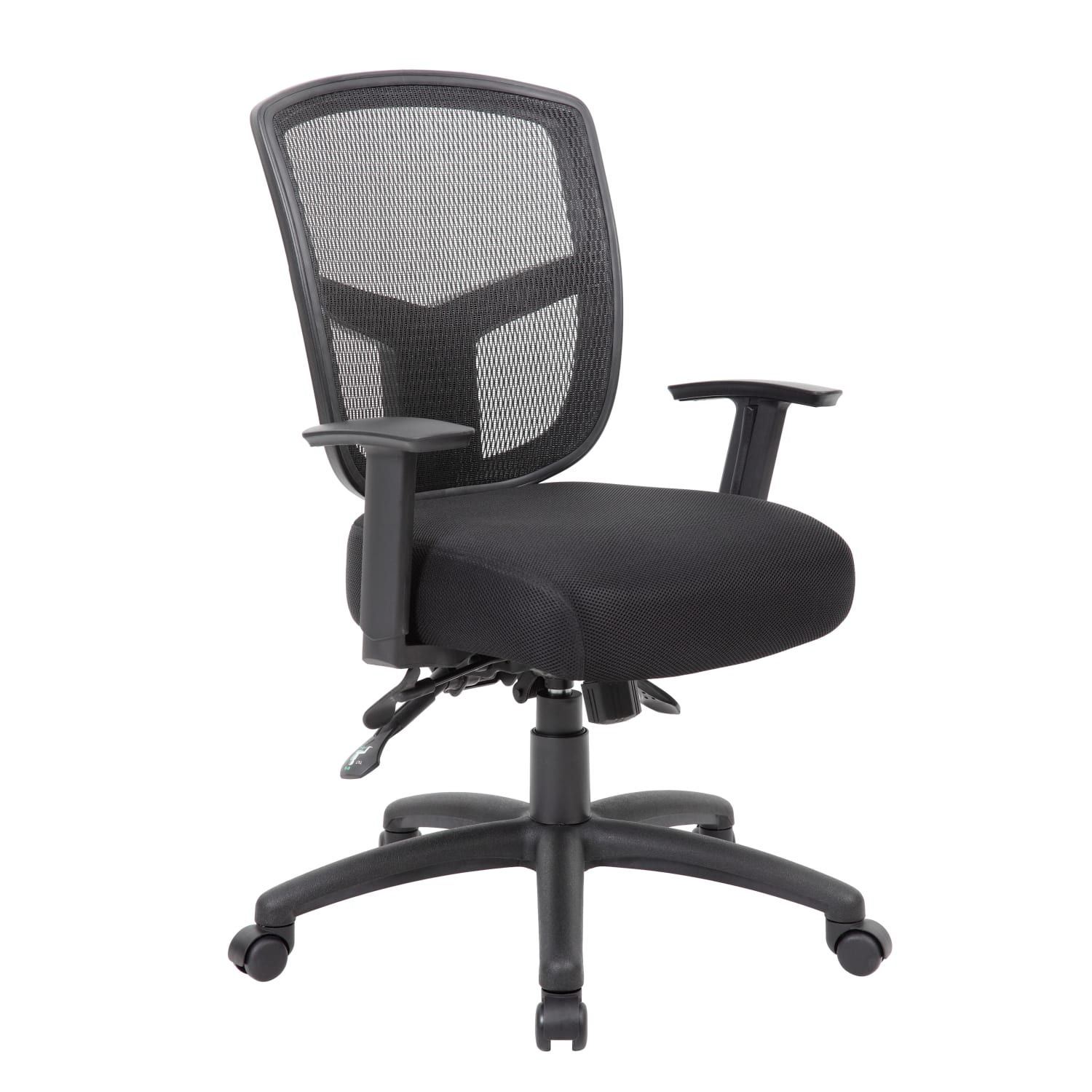 Boss Office Products Contract Mesh Mid-Back Task Chair, Black