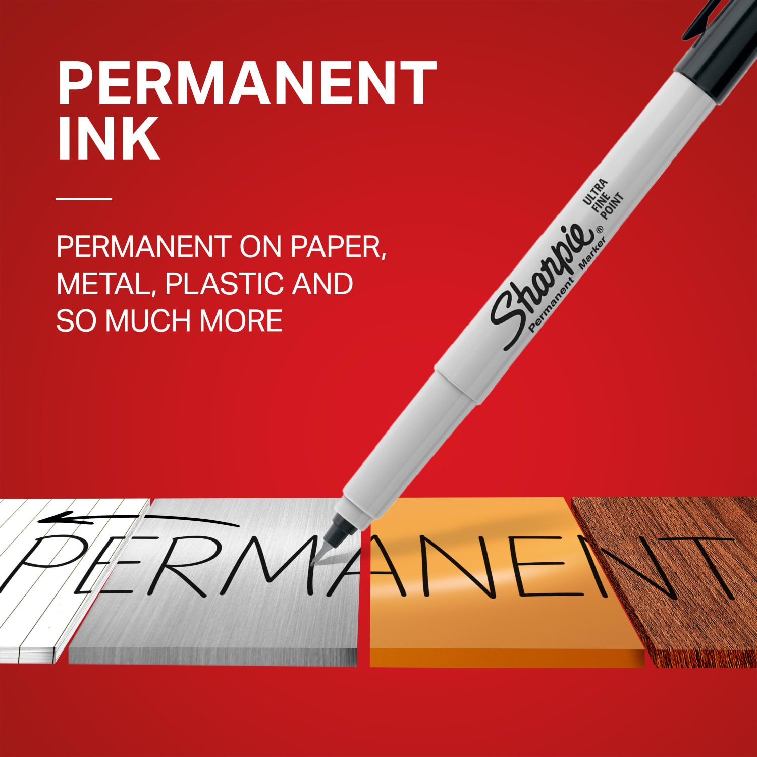Sharpie Permanent Ultra-Fine Point Marker, Black - Image 3