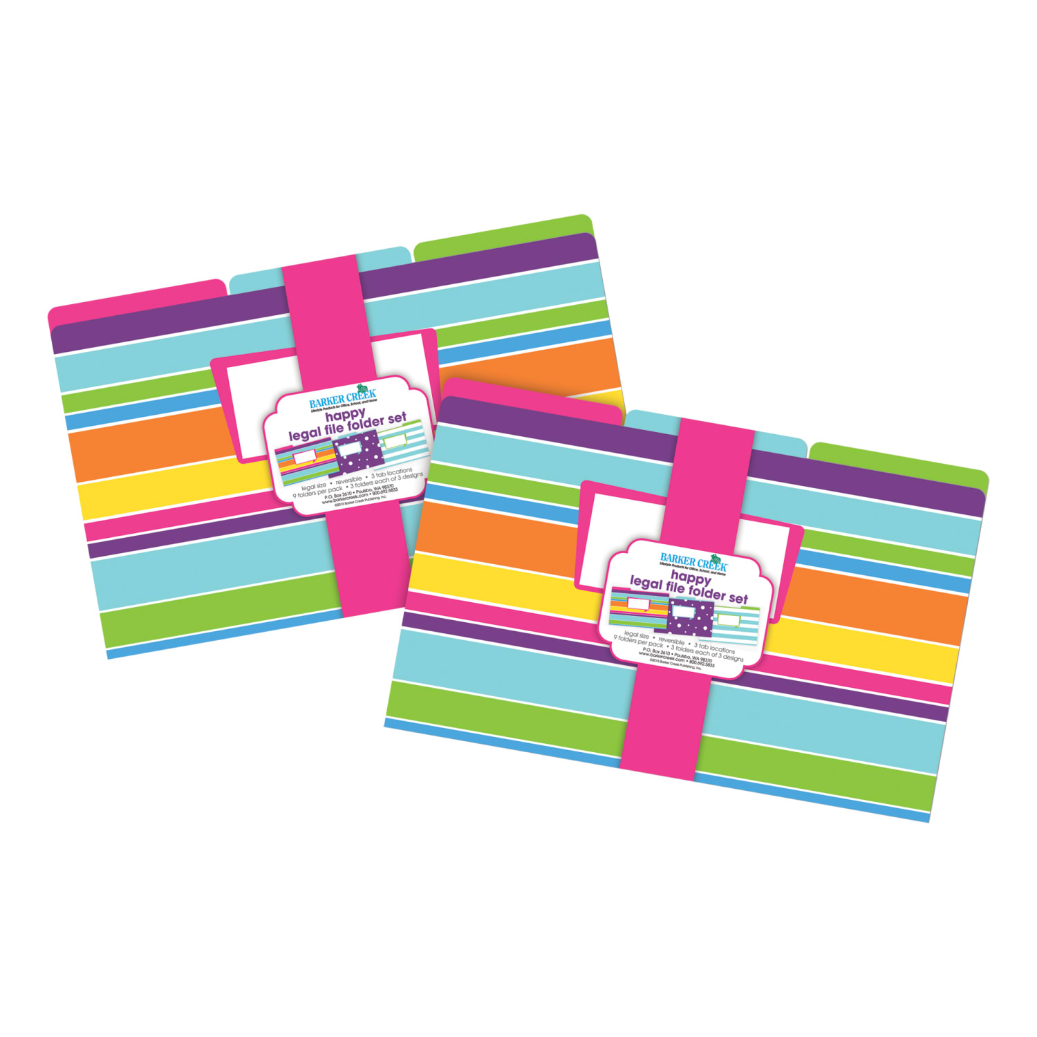 Barker Creek Tab File Folders, Legal Size, Happy, Pack Of 18 Folders - Image 4