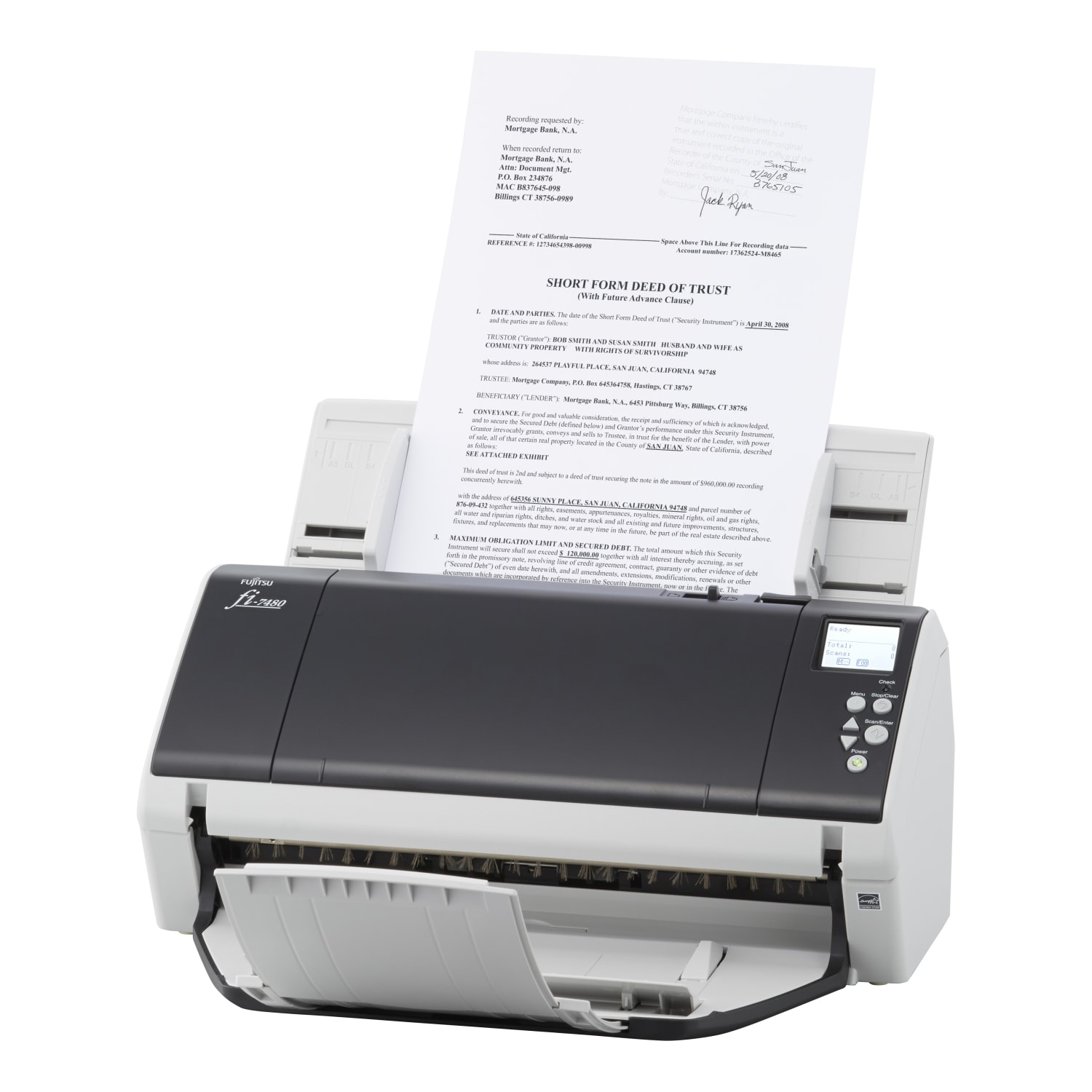 Fujitsu fi-7480 Sheetfed Scanner - Image 5
