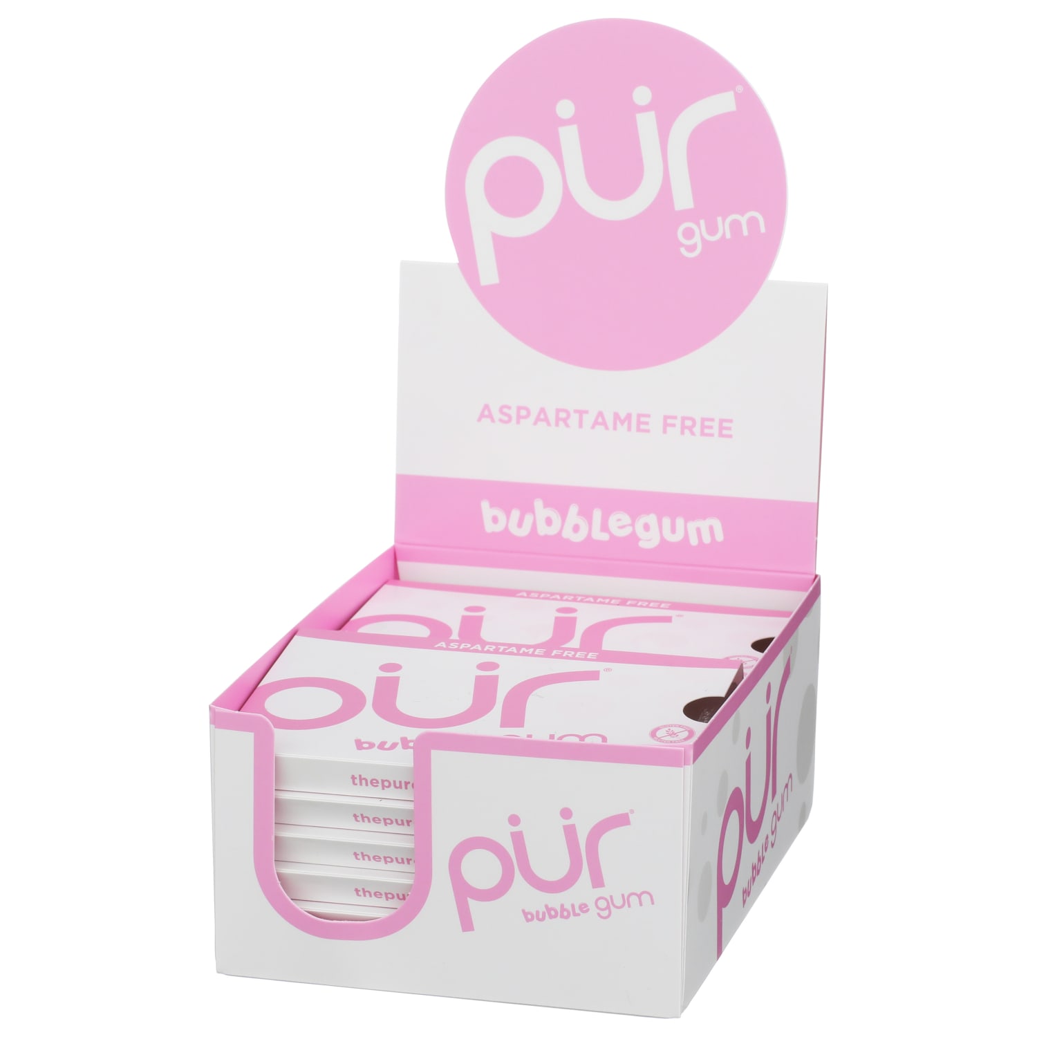 Pur Gum Sugar-Free Bubble Gum, 0.44 Oz, Total Qty 96 - Image 4