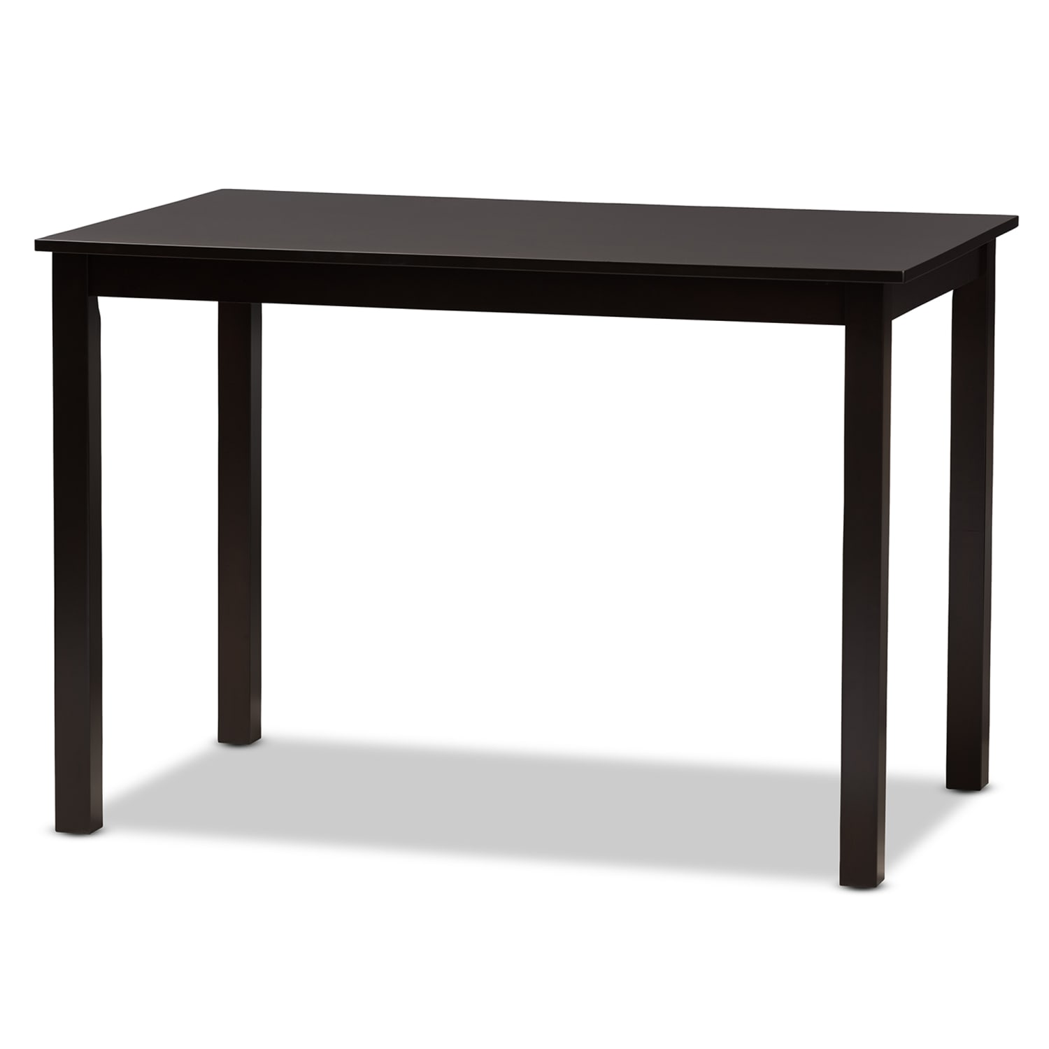 Baxton Studio Rosa 5-Piece Dining Set, Sand/Dark Brown - Image 4