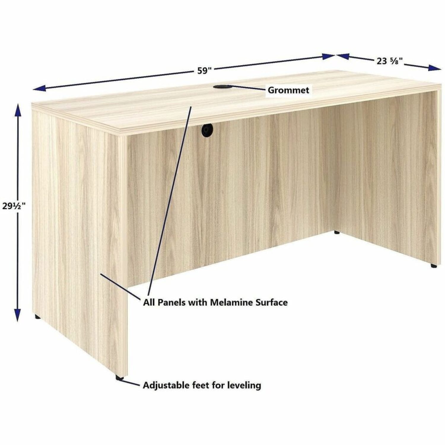 Lorell Essentials Credenza Shell, 66313 - Image 6