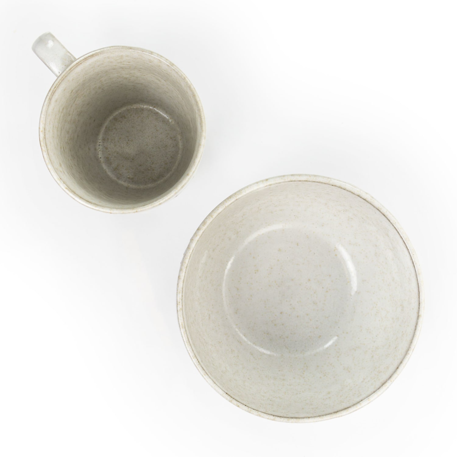Gibson Elite Naturalia 16-Piece Stoneware Dinnerware Set, Light Gray - Image 6