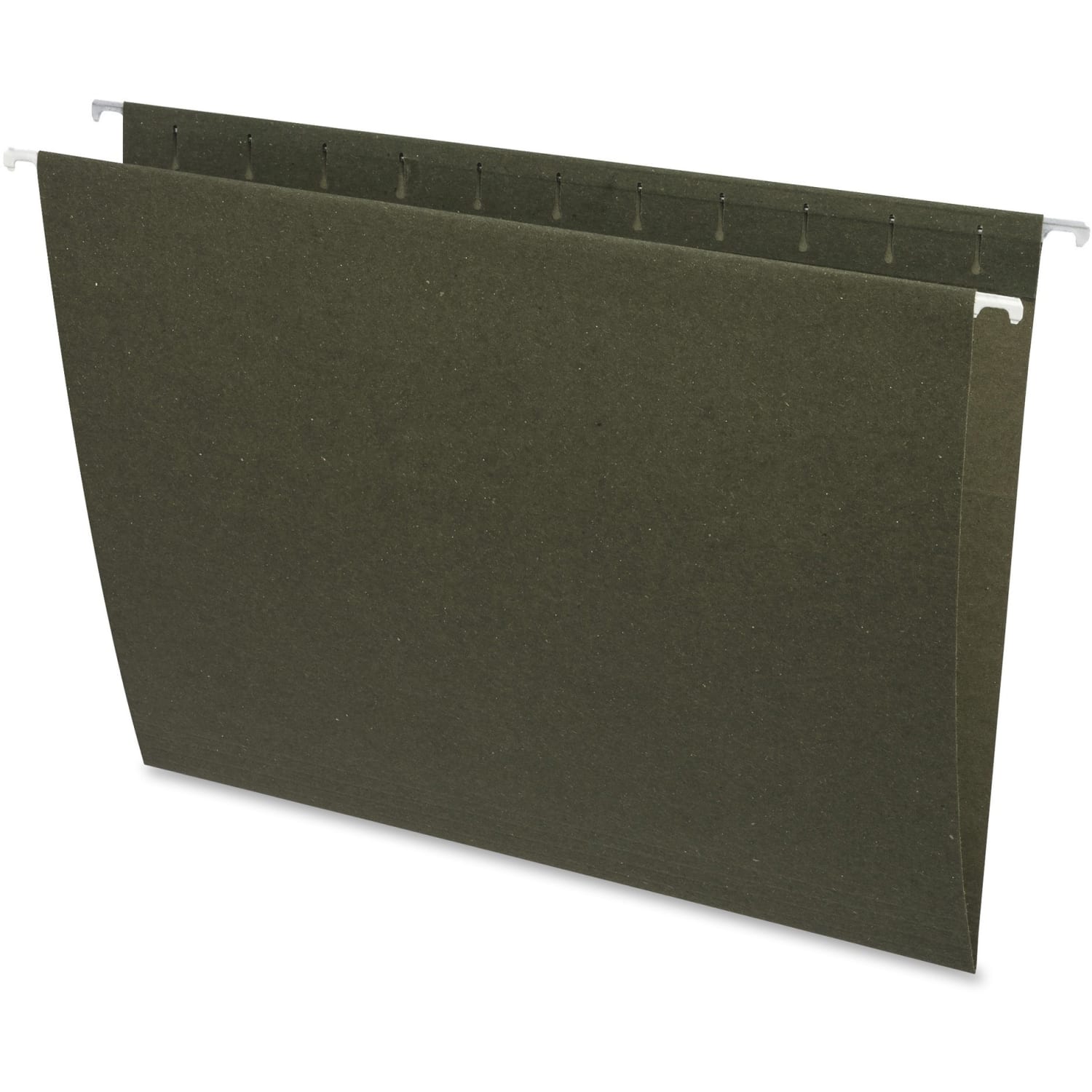 Business Source Standard Hanging File Folders, Letter Size, Green, Box Of 25 Folders - Image 4
