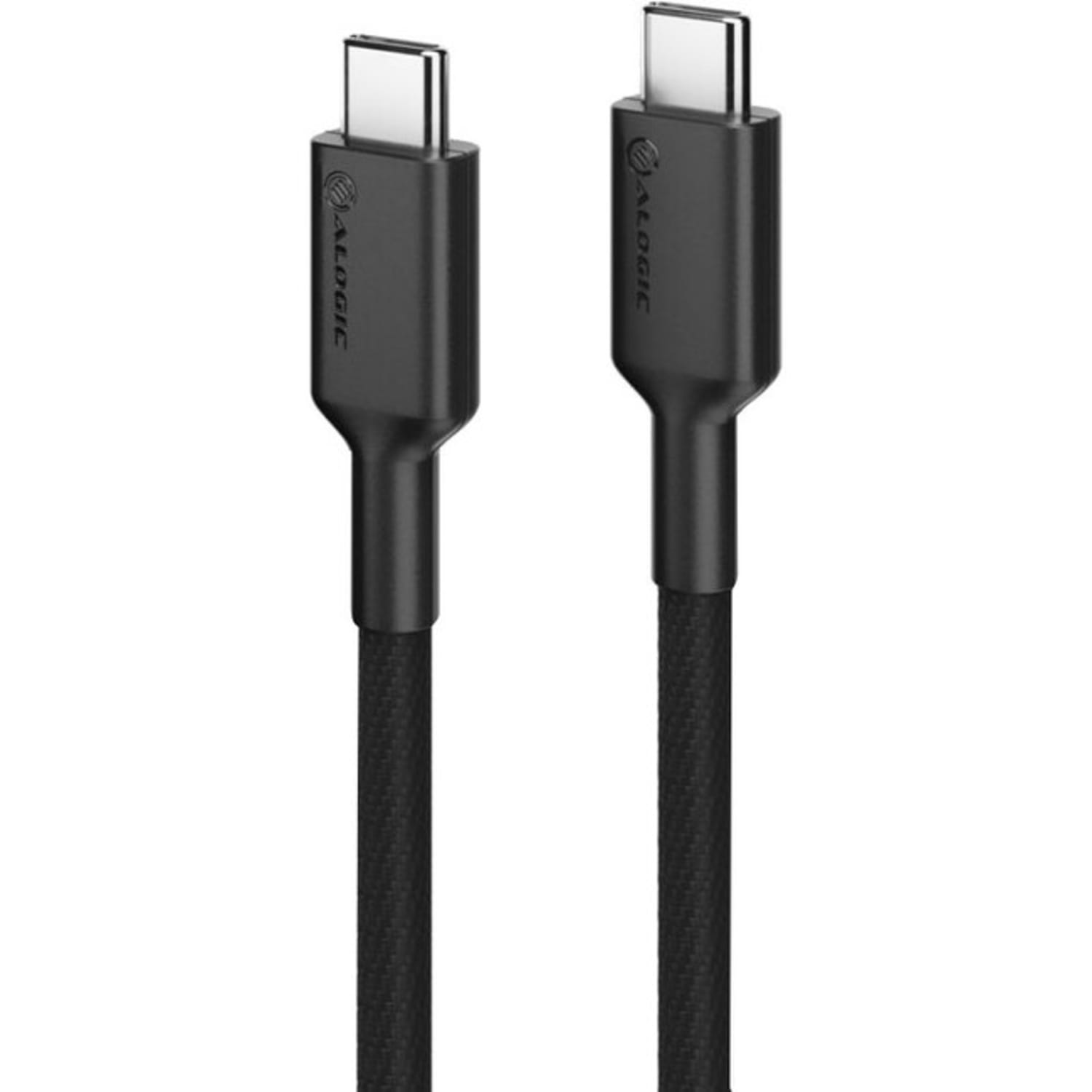 ALOGIC Elements PRO USB-C to USB-C cable, Male to Male, 2m, USB 2.0, 5A, 480Mbps OD: 4.0, Black, ELPCC202BK