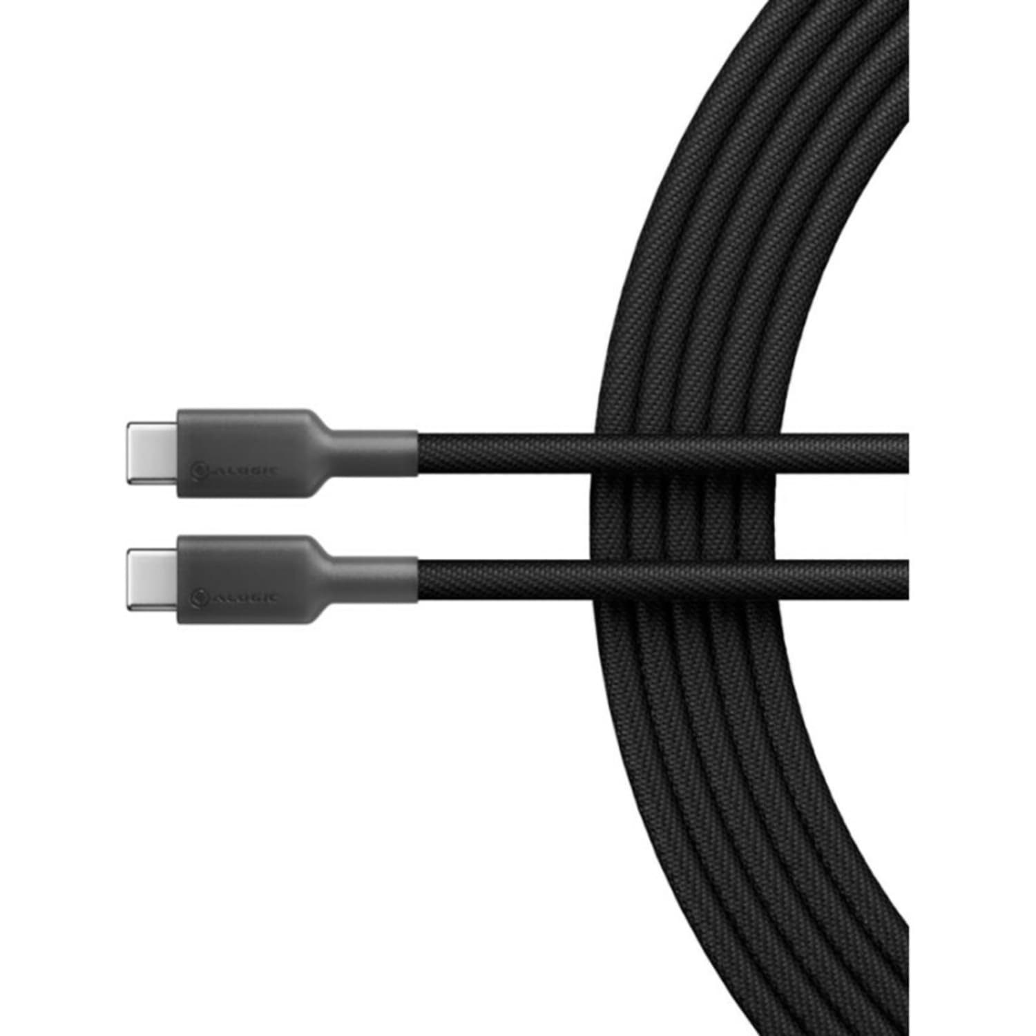 ALOGIC Elements PRO USB-C to USB-C cable, Male to Male, 2m, USB 2.0, 5A, 480Mbps OD: 4.0, Black, ELPCC202BK - Image 3