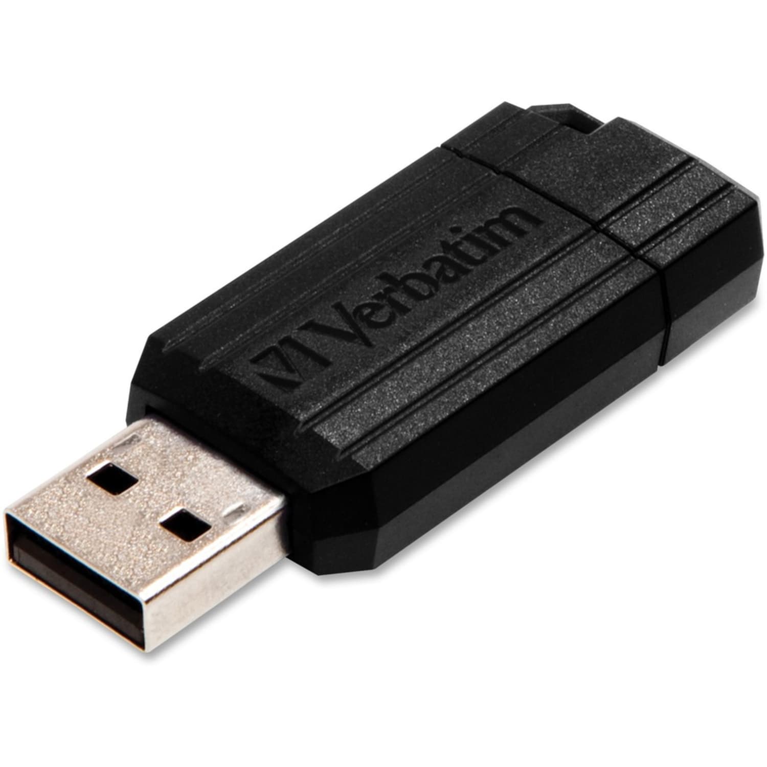 Verbatim PinStripe USB Drive - 8 GB - USB 2.0 - Black - Lifetime Warranty - 5 / Bundle - Image 4