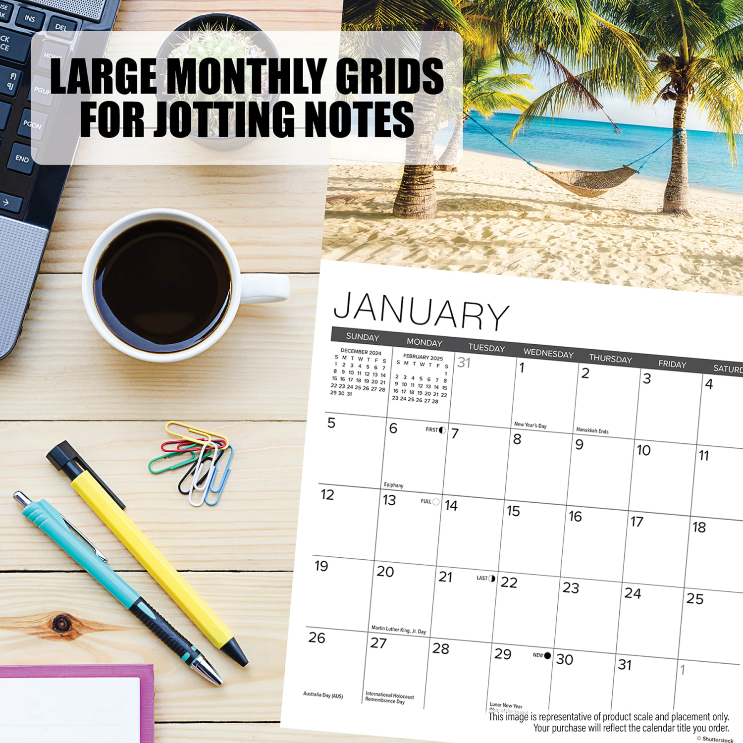 2025 Willow Creek Press Mini Wall Calendar, 7in x 7in, Bad Dad Jokes, January 2025 To December 2025, 45657 - Image 4