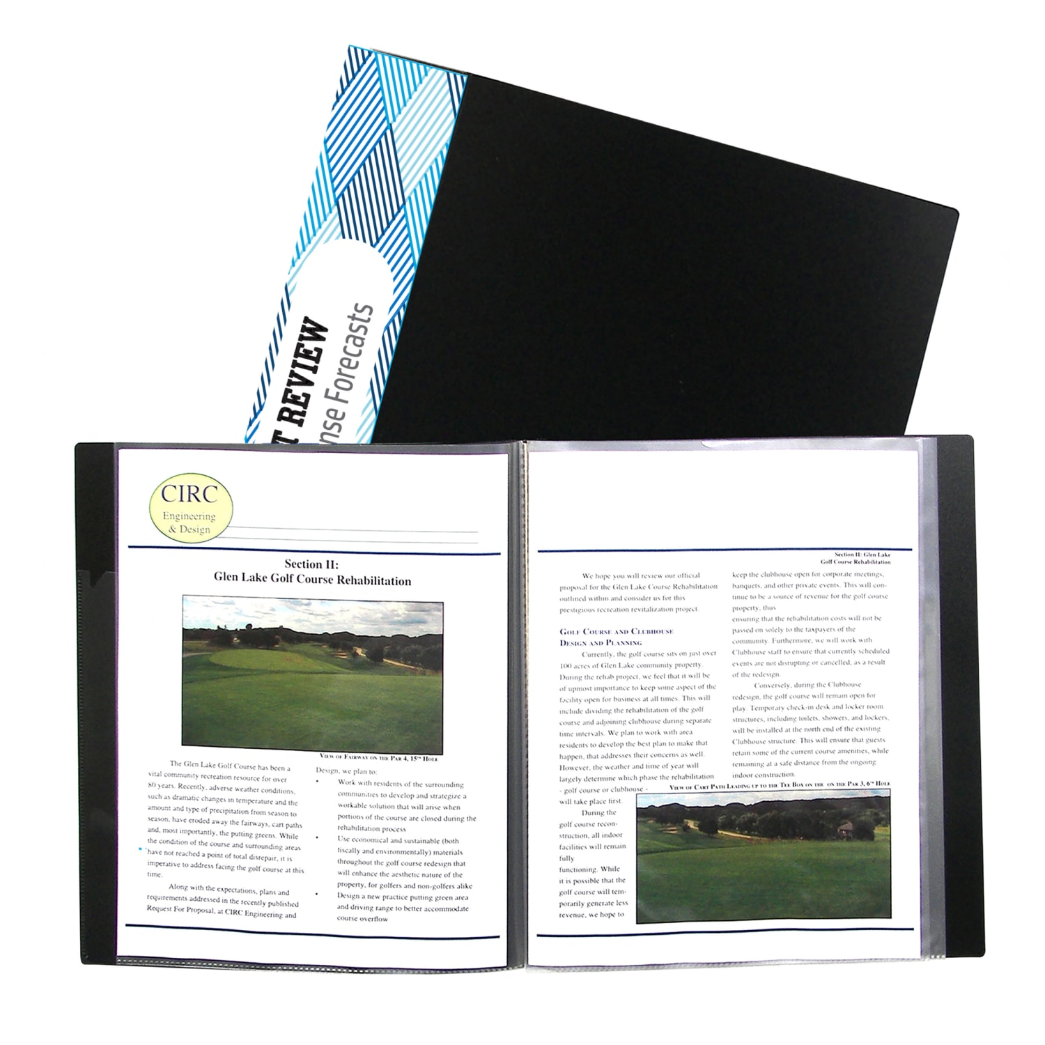 C-Line 24-Pocket Bound Sheet Protector Presentation Books, Letter Size, Black, Pack Of 3 Books - Image 4