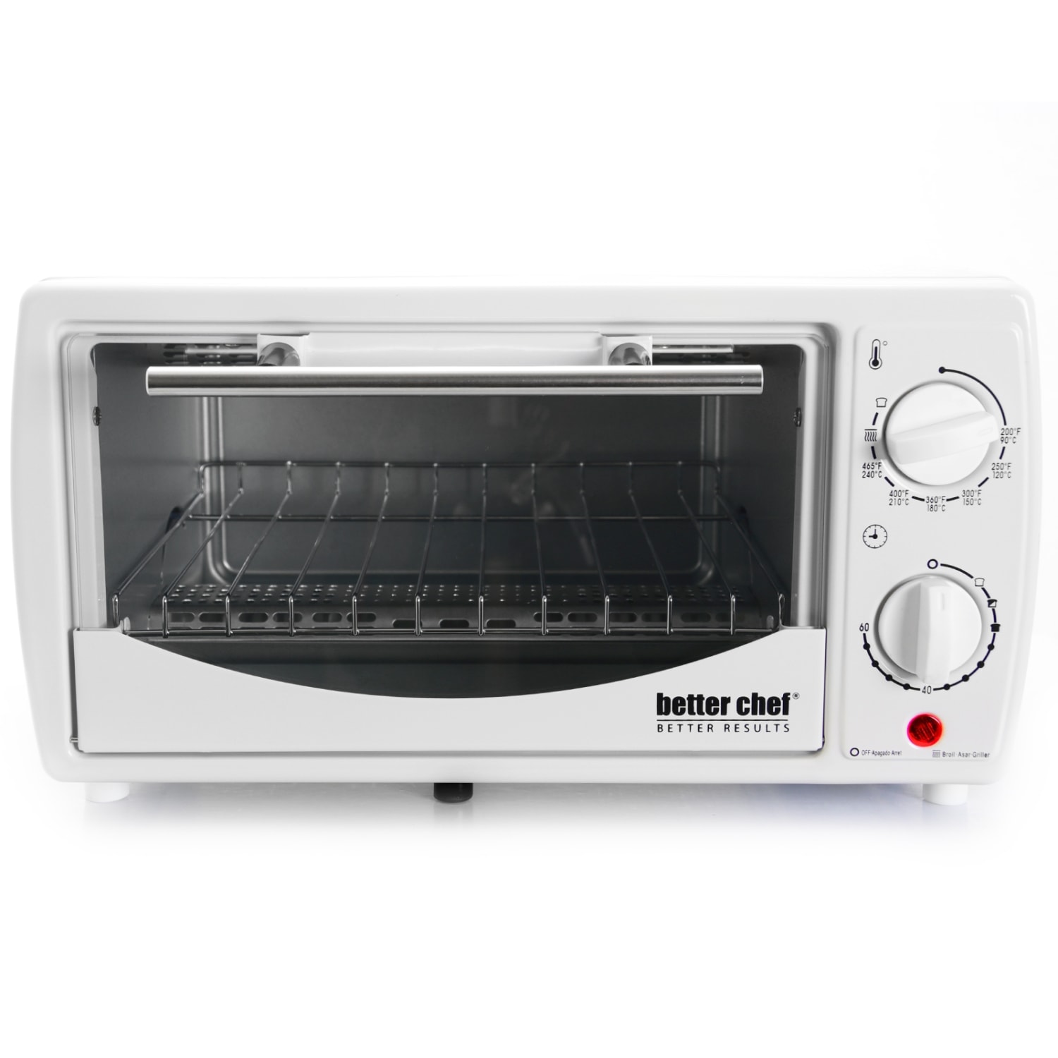 Better Chef 9-Liter Toaster Oven Broiler, White - Image 4