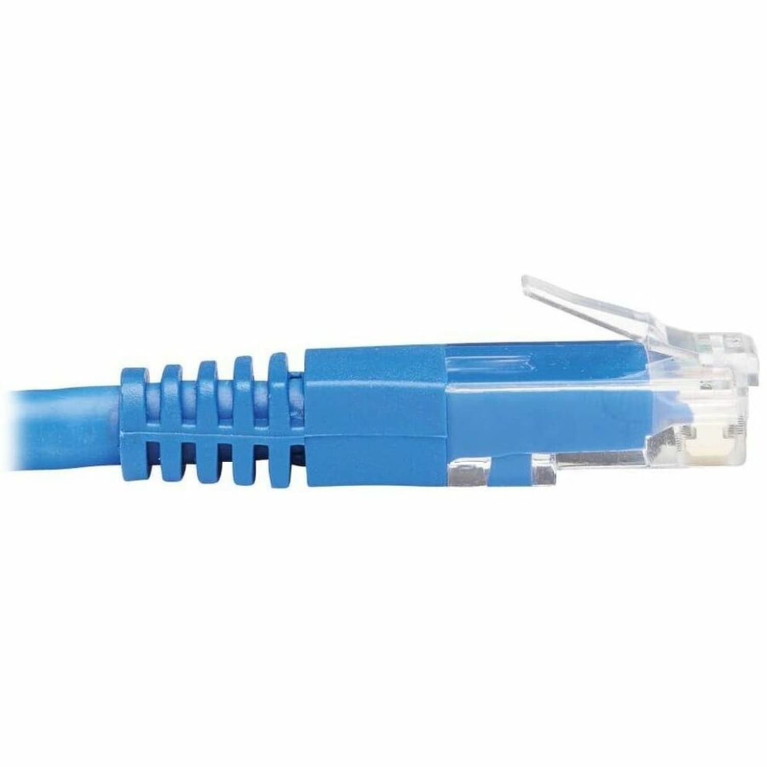 Tripp Lite Cat6 Ethernet Cable Down Right Angled UTP Molded M/M Blue 15ft - 15 ft Category 6 Network Cable  - N204015BLDN - Image 6