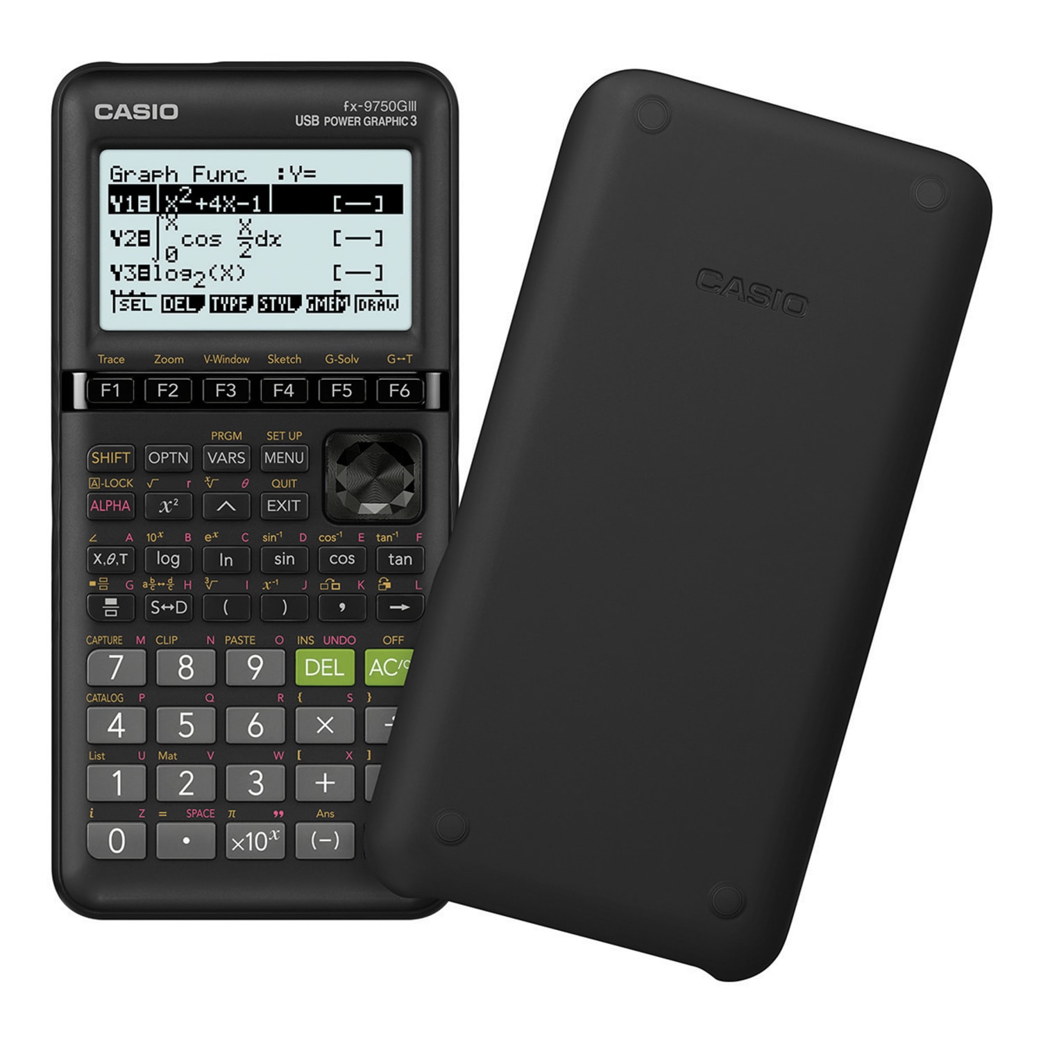 Casio fx-9750GIII USB Power Graphic 3 Graphing Calculator, Black, FX-9750GIII - Image 3