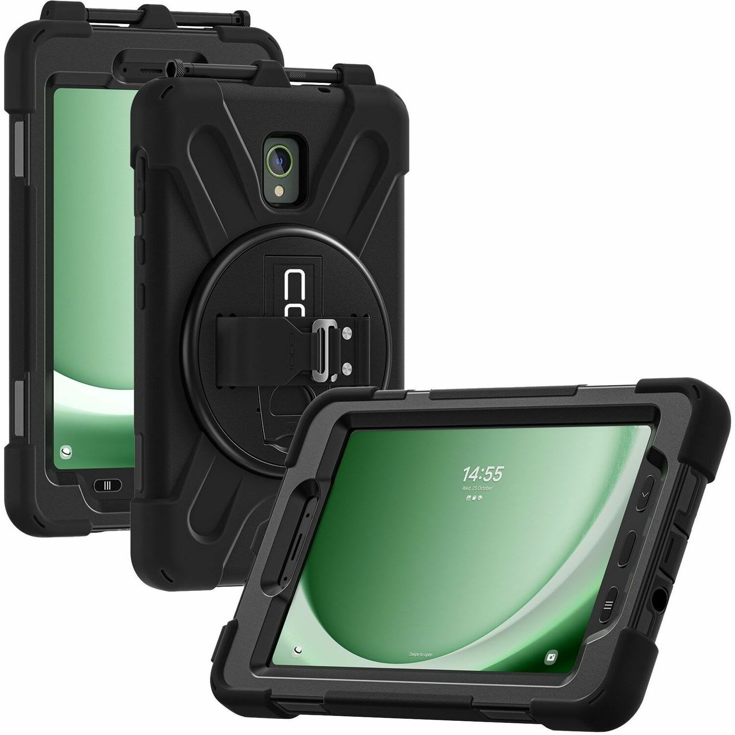 CODi Rugged Carrying Case for 8in Samsung Galaxy Tab Active3 Tablet - Black  - C30705059