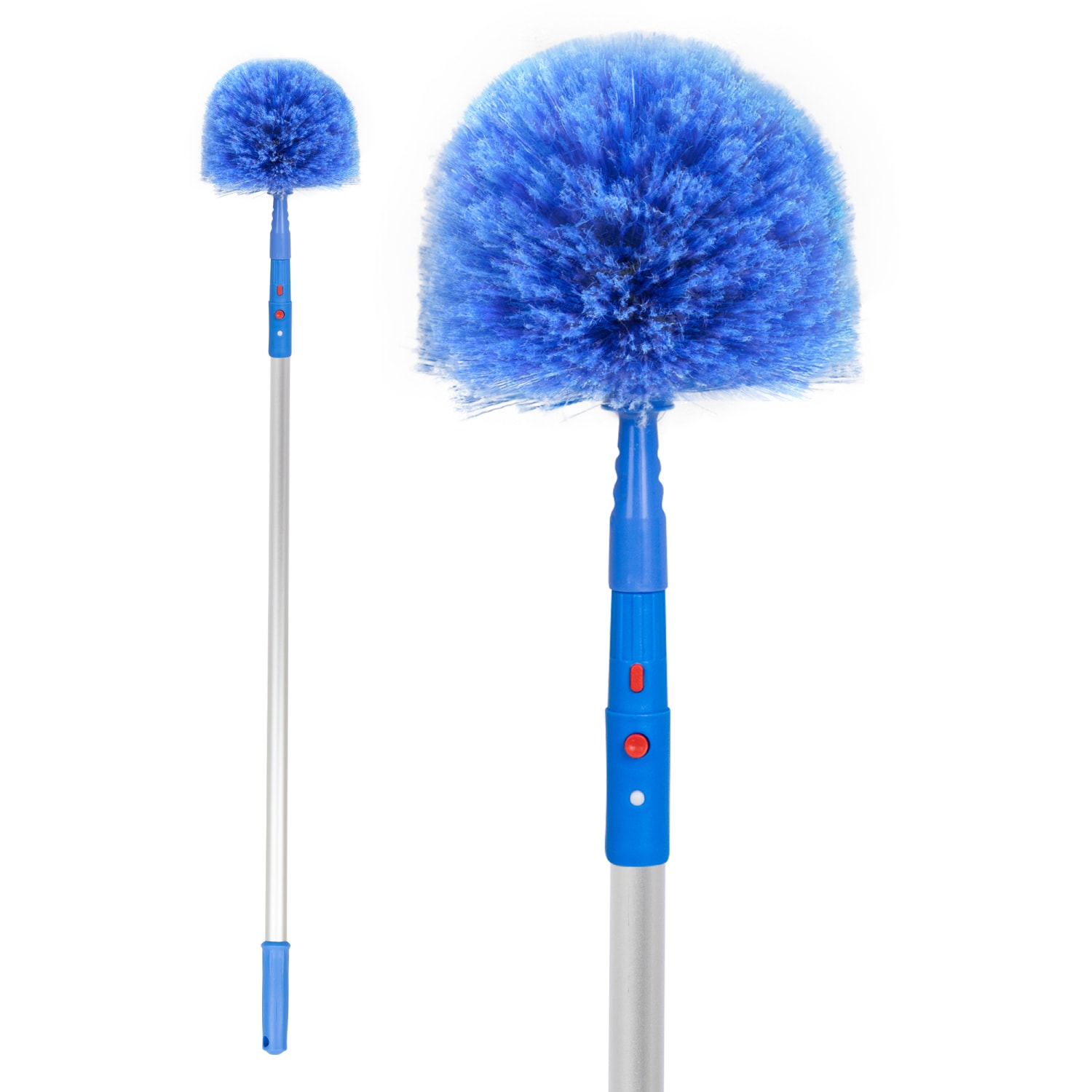 Gritt Commercial Cobweb Duster Brush, 6 11/16in Cobweb / Corner Duster Brush with 6ft Telescopic Pole - Image 3