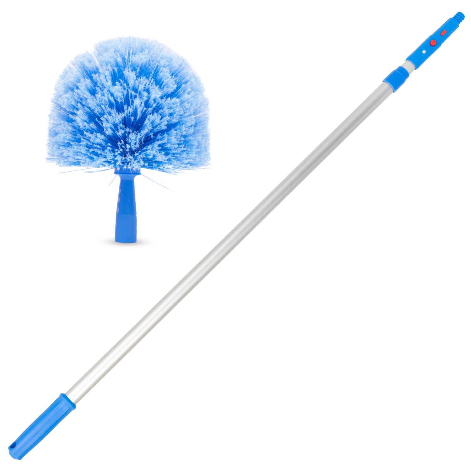 Gritt Commercial Cobweb Duster Brush, 6 11/16in Cobweb / Corner Duster Brush with 6ft Telescopic Pole - Image 6