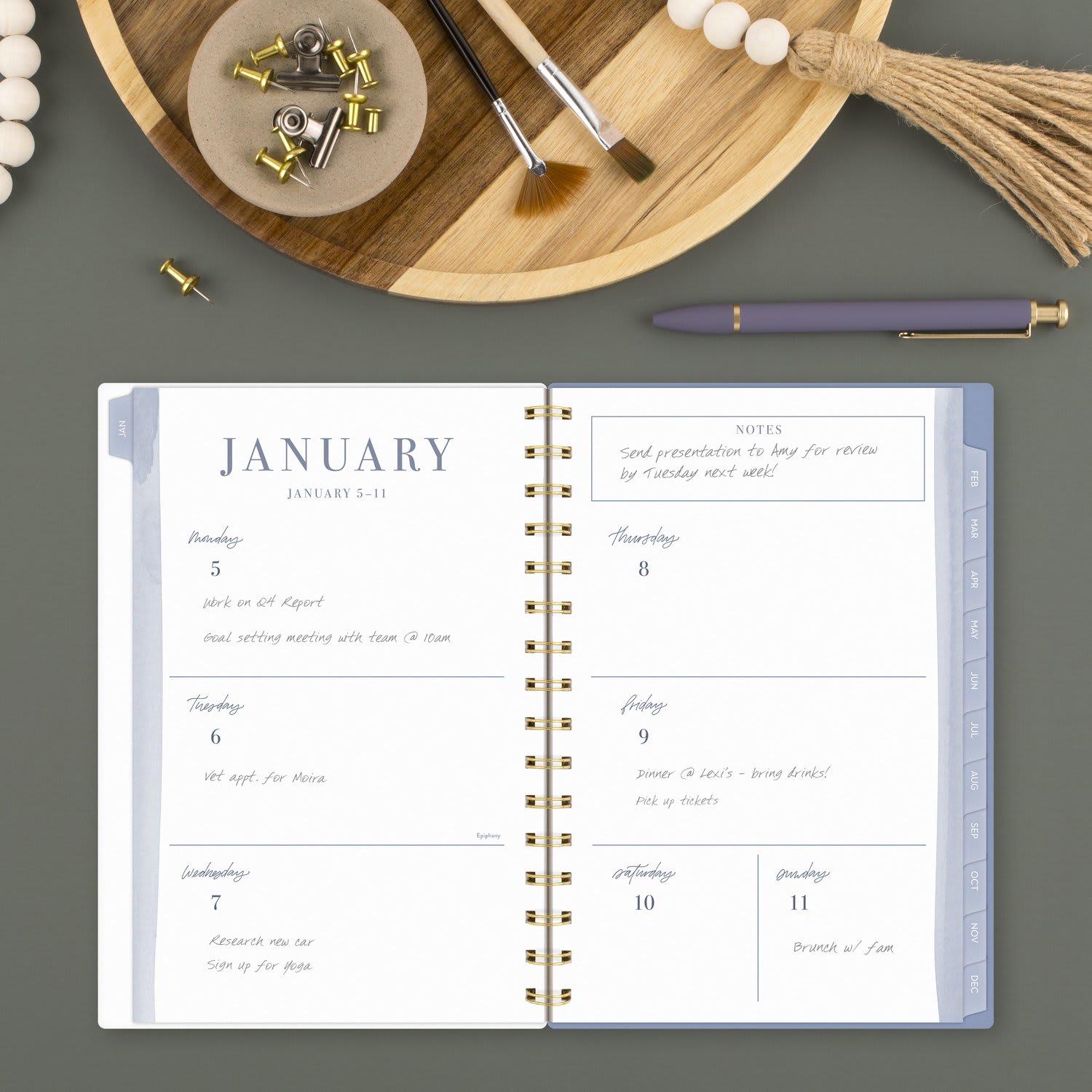 Leah Bisch for Cambridge Weekly Monthly Planners, Ciara Floral, LB4120026 - Image 3