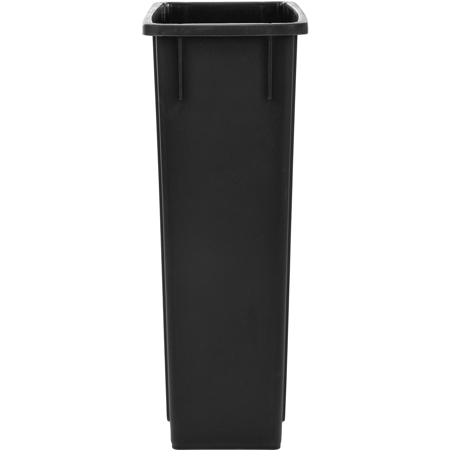 Alpine Rectangular Polypropylene Slim Trash Can, 23 Gallons, Black - Image 4