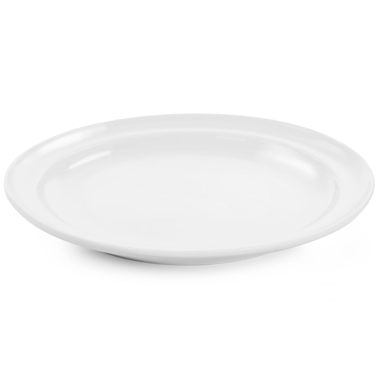Martha Stewart 6-Piece Fine Ceramic Round Plate Set, 9in, White - Image 6