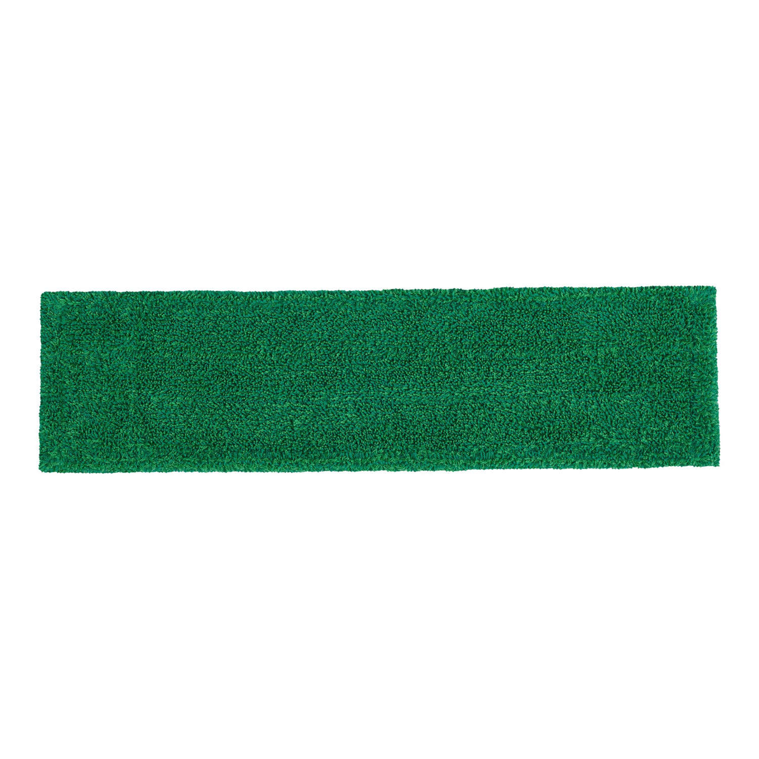 Rubbermaid Commercial Adaptable Microfiber Flat Mop Pads, 19-1/2in x 5-1/2in, Green, Pack Of 12 Pads - Image 4