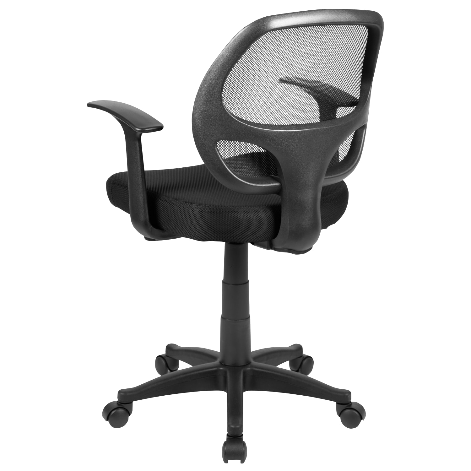 Flash Furniture Mallard Mesh Mid Back Swivel Task Chair Black PopularChairscom