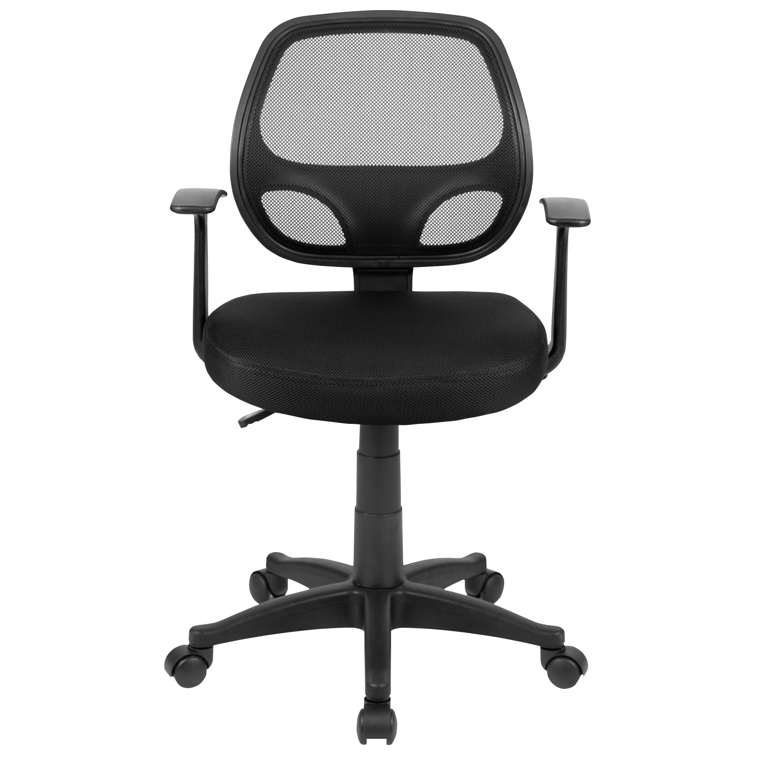Flash Furniture Mallard Mesh Mid Back Swivel Task Chair Black PopularChairscom