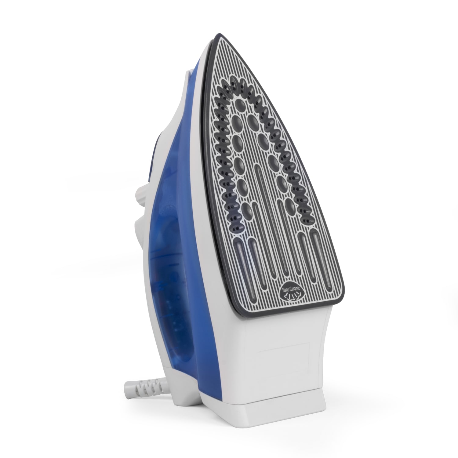 Commercial Care 1200W Steam Iron, 11-1/8inH x 5-9/16inW x 4-7/8inD, Blue - Image 4