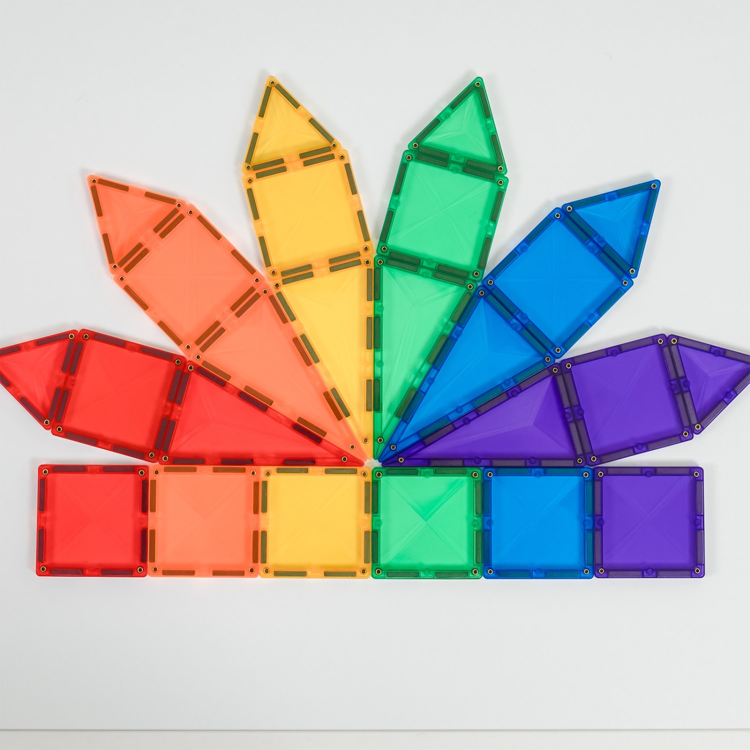 Connetix Magnetic Tiles Rainbow Mini Pack, 24 Pieces - Image 5